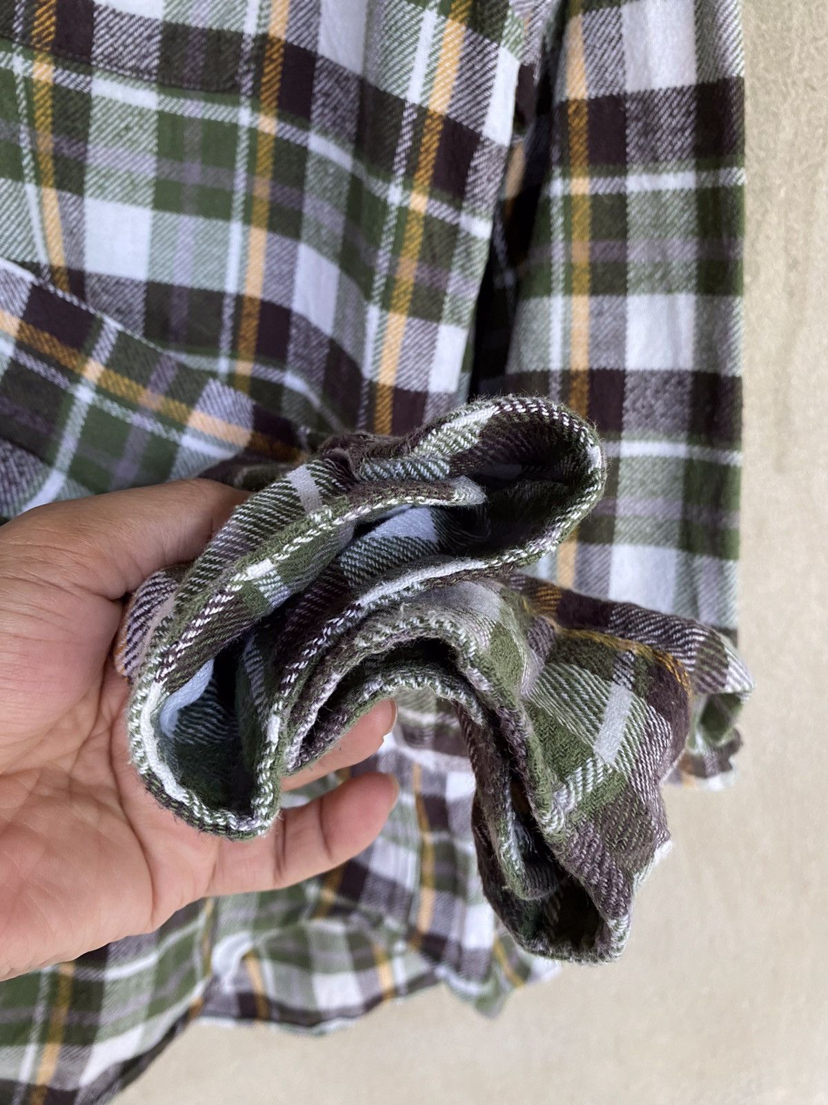 Global Work Japanese Brand Global Work Plaid Tartan Flannel Shirt Size US L / EU 52-54 / 3 - 6 Thumbnail