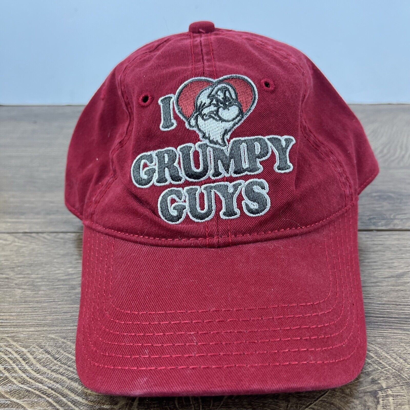Other Grumpy Hat I Love Grumpy Guys Hat Red Adjustable Hat Red Adu Size ONE SIZE - 2 Thumbnail