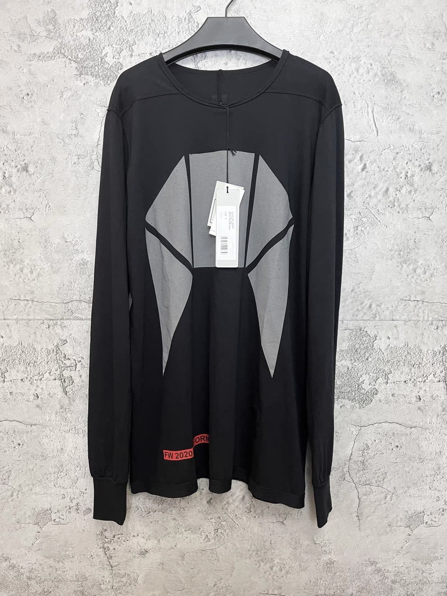 Rick Owens Rick Owens 20FW Limited Print Long Sleeve T-Shirt K34 Size US M / EU 48-50 / 2 - 1 Thumbnail