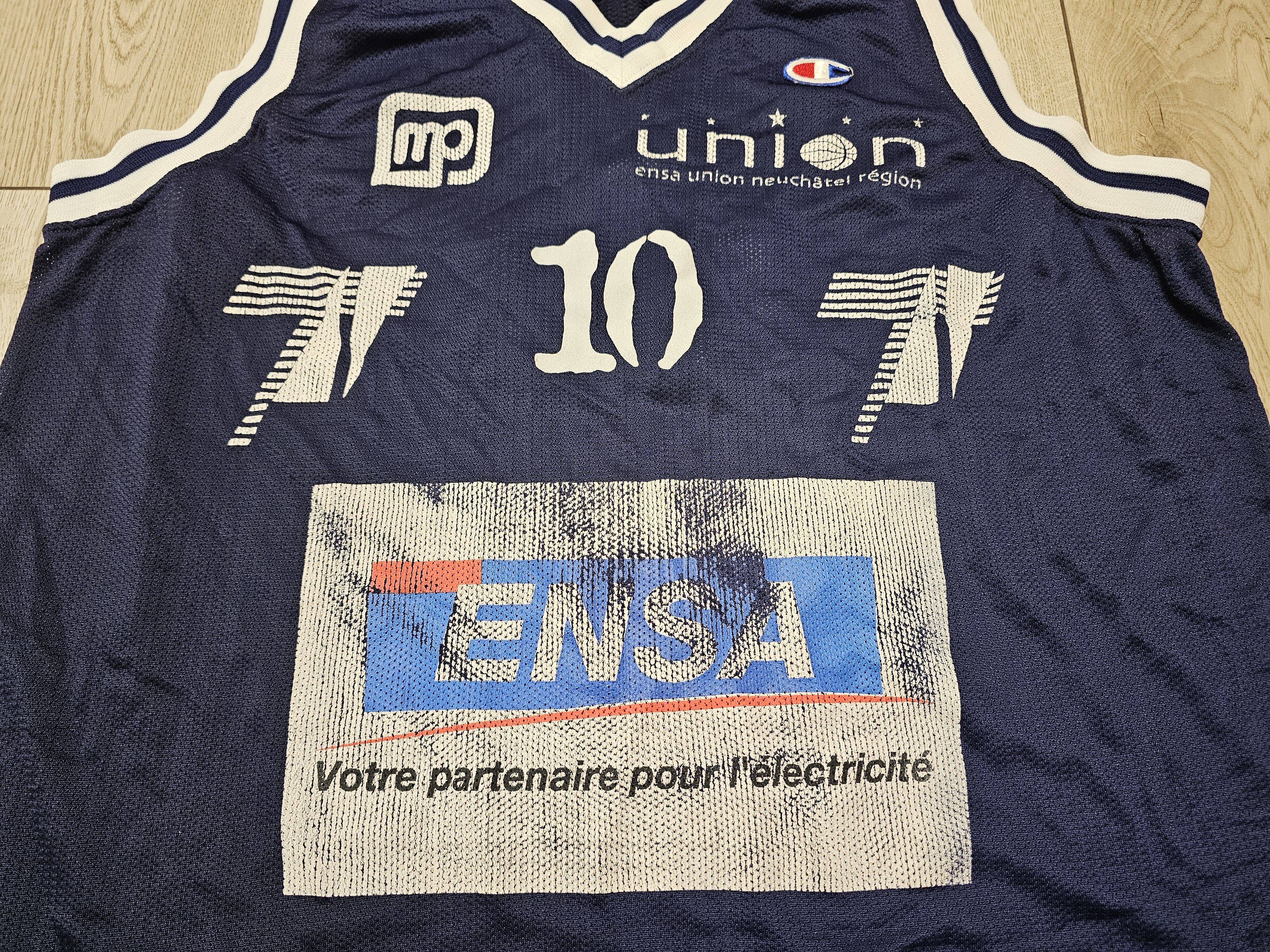 All Sport UNION NEUCHATEL VINTAGE BASKETBALL JERSEY SWITZERLAND Size US XL / EU 56 / 4 - 3 Thumbnail