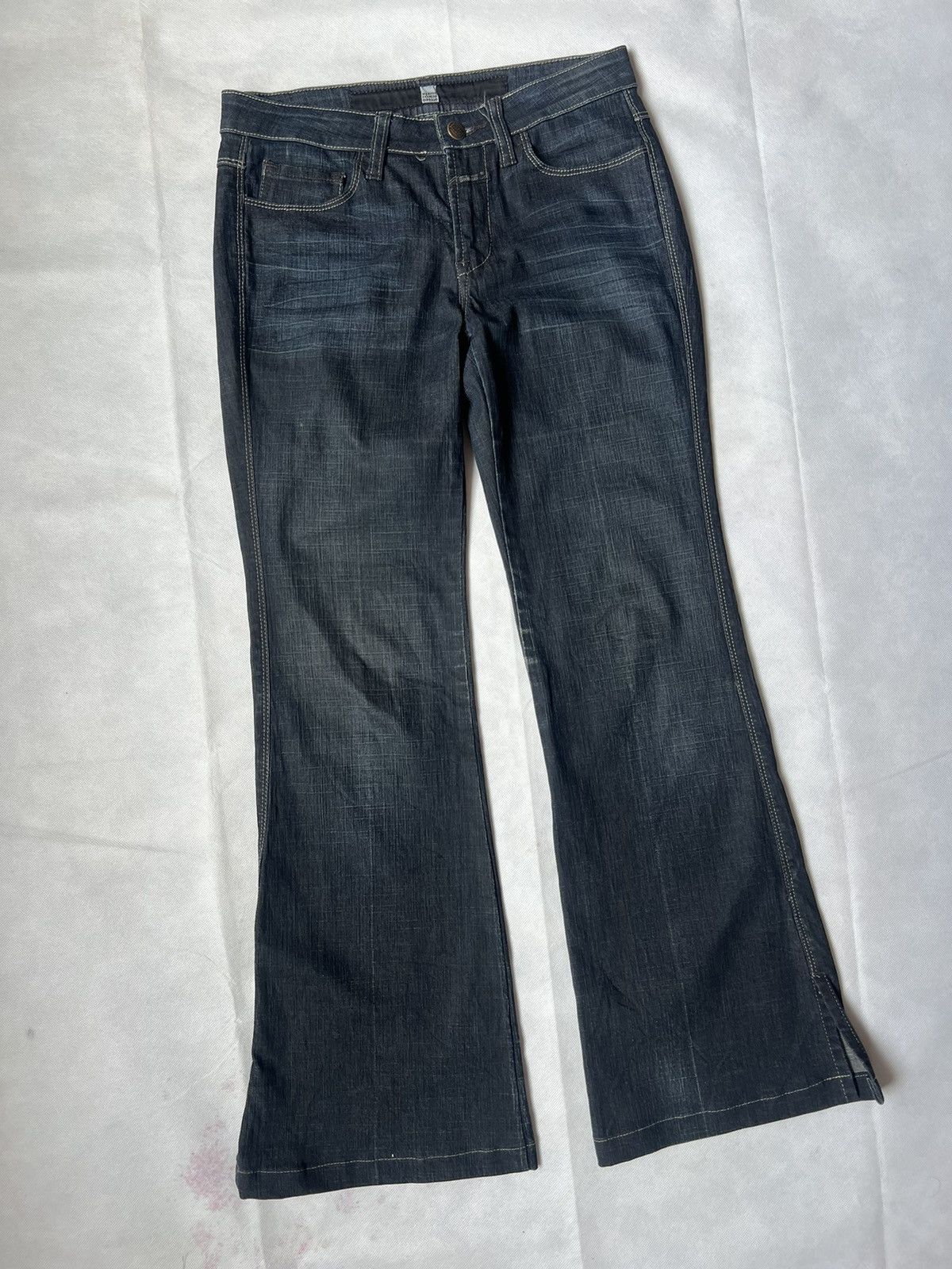 Marithe + Francois Girbaud Marithe Francois Girbaud Open Flared Jeans Size 28" / US 6 / IT 42 - 2 Thumbnail