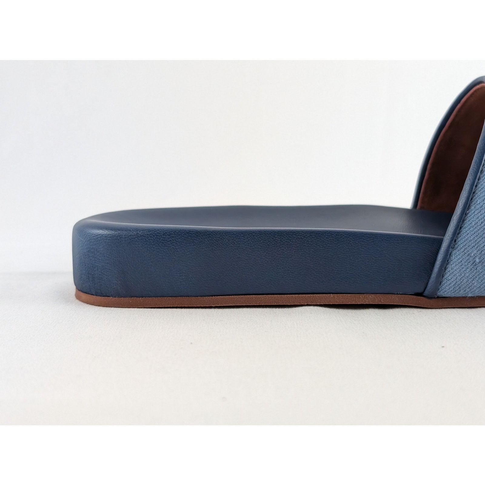 Loro Piana o1rshd1 Sea-Slide LP College Walk New York Dy in Blue Size US 10 / EU 43 - 3 Thumbnail