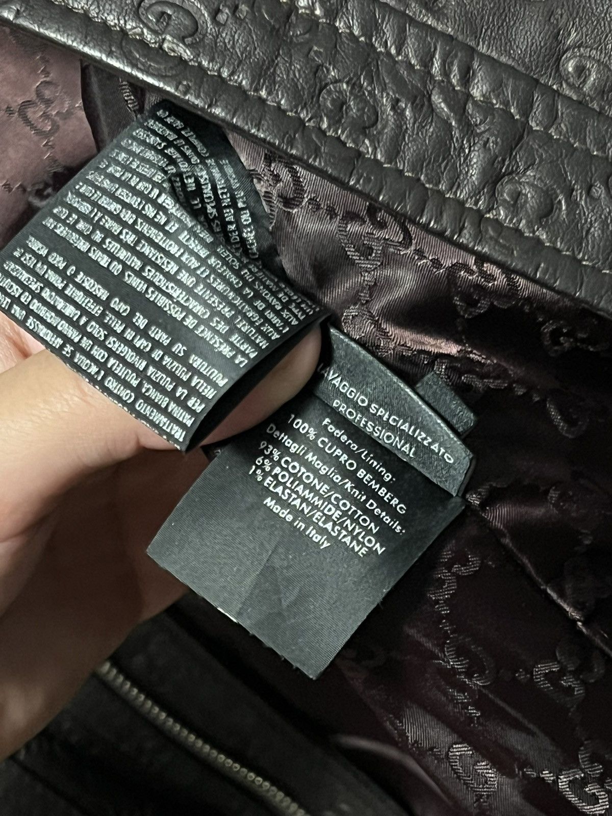Gucci Gucci Brown Leather Jacket Monogram Size US S / EU 44-46 / 1 - 4 Thumbnail