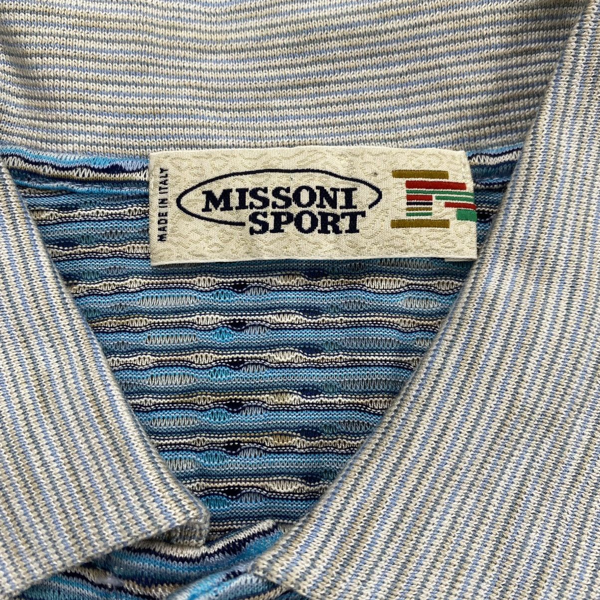 Missoni Vintage Missoni Sport 3D Coogi Polo Shirt Italian Designer Size US M / EU 48-50 / 2 - 6 Thumbnail