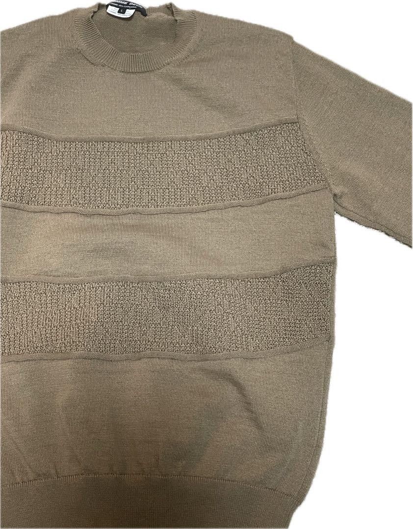 Comme des Garcons × Comme des Garcons Homme Deux Reconstructed Stitch Pattern Knit Sweater Size US L / EU 52-54 / 3 - 4 Thumbnail