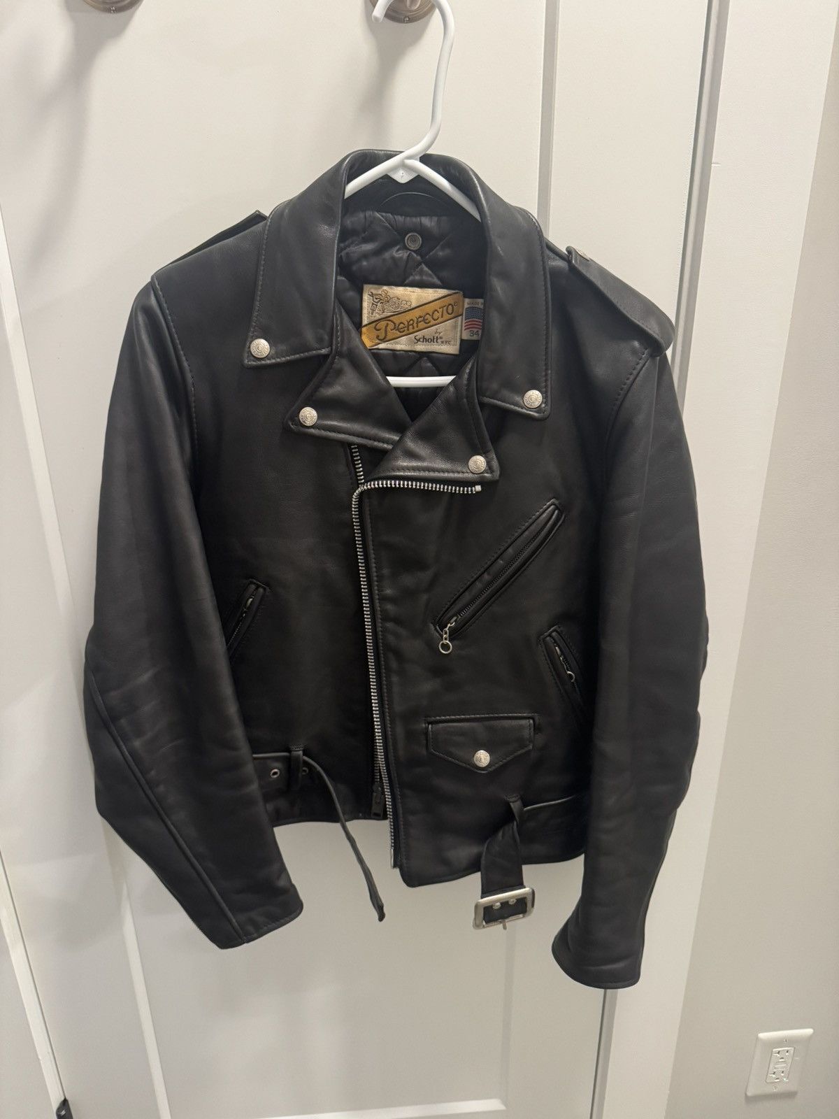 Schott Schott perfecto vintage 80s-90s Size US S / EU 44-46 / 1 - 1 Thumbnail
