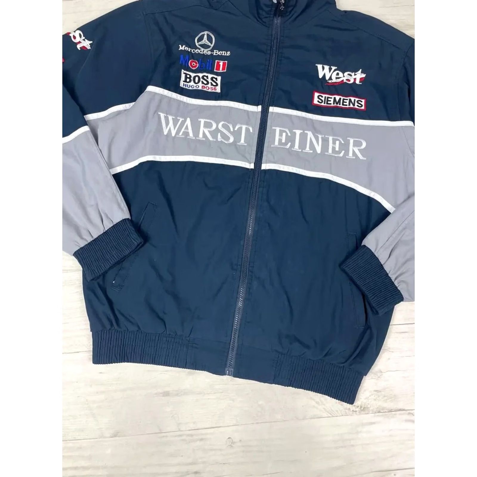 Mercedes-Benz VINTAGE Mercedes-Benz Jacket Nike? Size US XXL / EU 58 / 5 - 3 Thumbnail