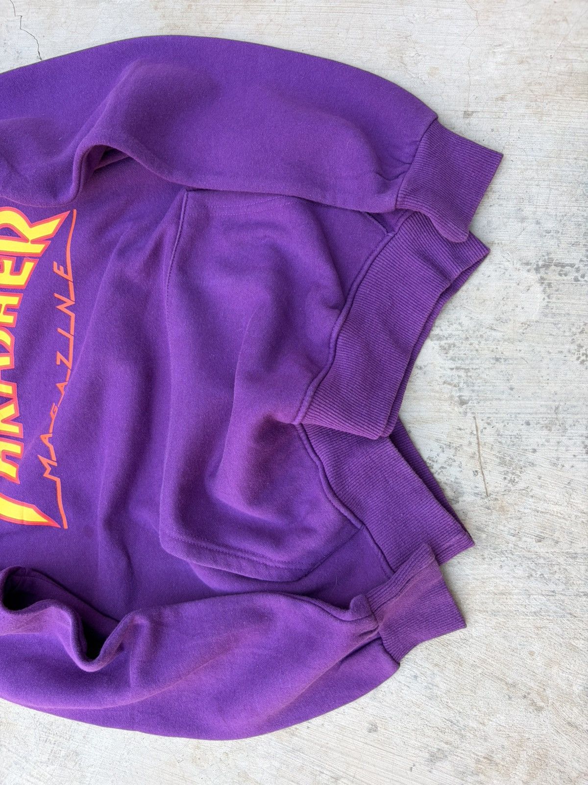 Thrasher Vintage 00s Thrasher Flame Logo Hoodie (Purple) Size US S / EU 44-46 / 1 - 5 Thumbnail