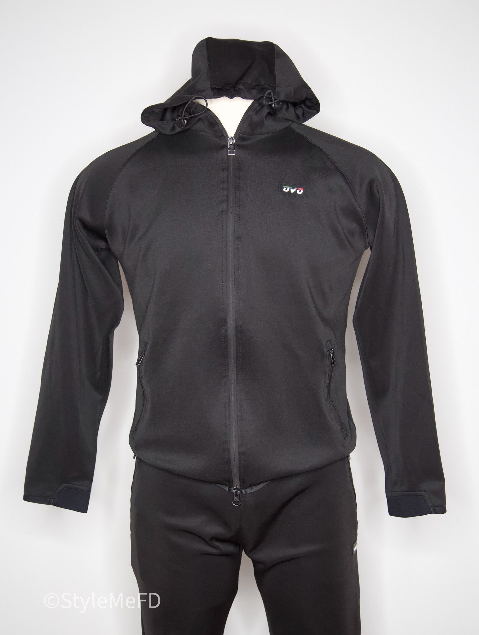 October's Very Own Men's OVO Black Track Style Zip-Up Sweater Size US M / EU 48-50 / 2 - 1 Thumbnail