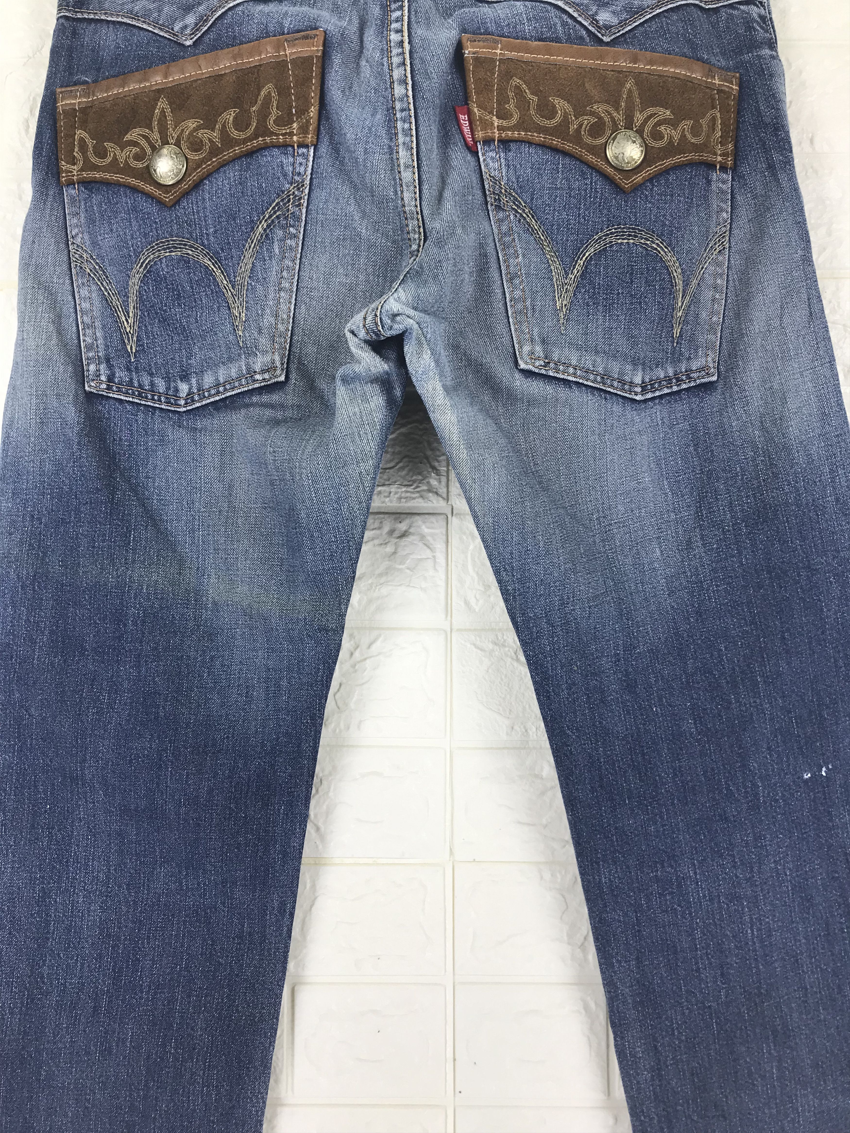 Edwin Vintage Edwin 403 XVS Blue Washed Jeans Size US 32 / EU 48 - 3 Thumbnail