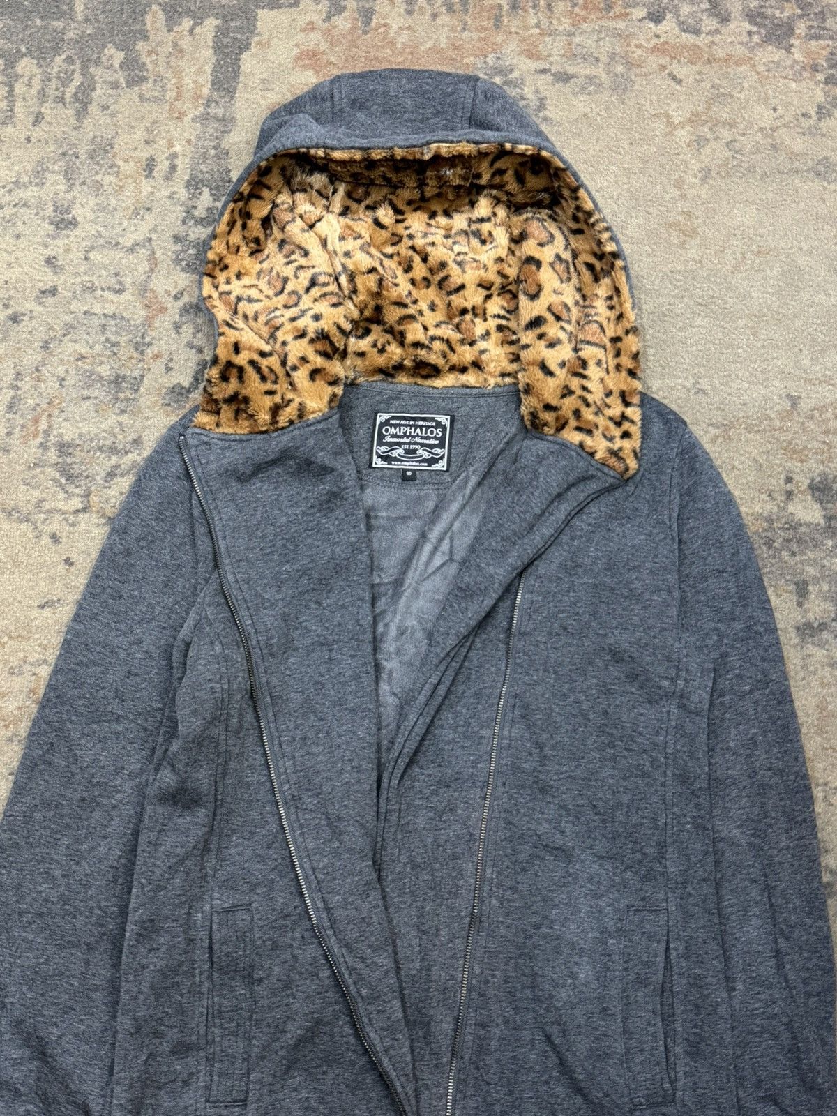 GOSTAR DE FUGA × If Six Was Nine × Japanese Brand Asymmetrical Hoodie Fur Leopard Japanese Omphalos Size US M / EU 48-50 / 2 - 4 Thumbnail