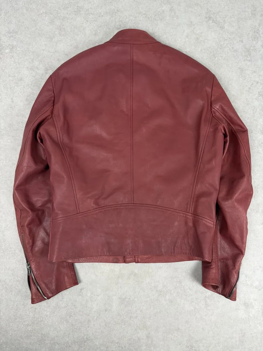 Maison Margiela SS2012 Maison Margiela 5 Zip Red Leather Jacket Size US M / EU 48-50 / 2 - 2 Thumbnail
