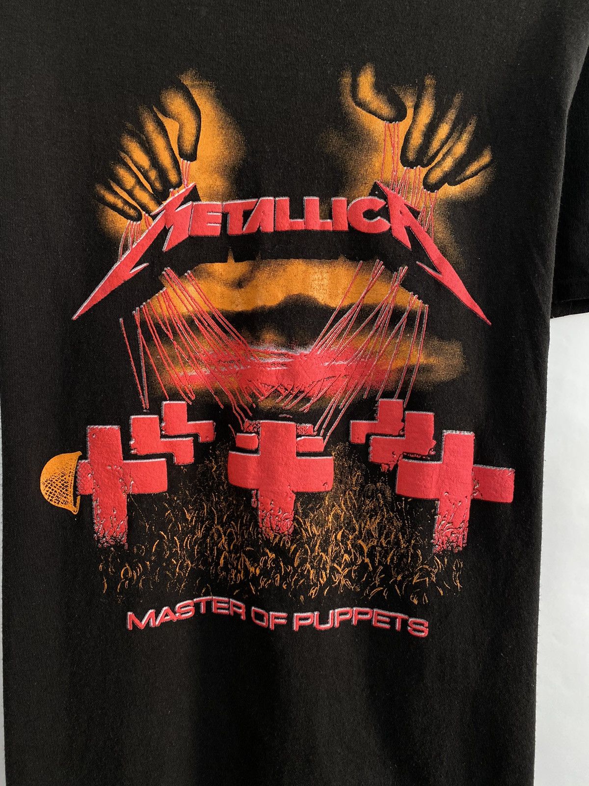Metallica 🇺🇸💀 Vintage Metallica Master Of Puppets Rare Retro T-Shirt Size US M / EU 48-50 / 2 - 4 Thumbnail