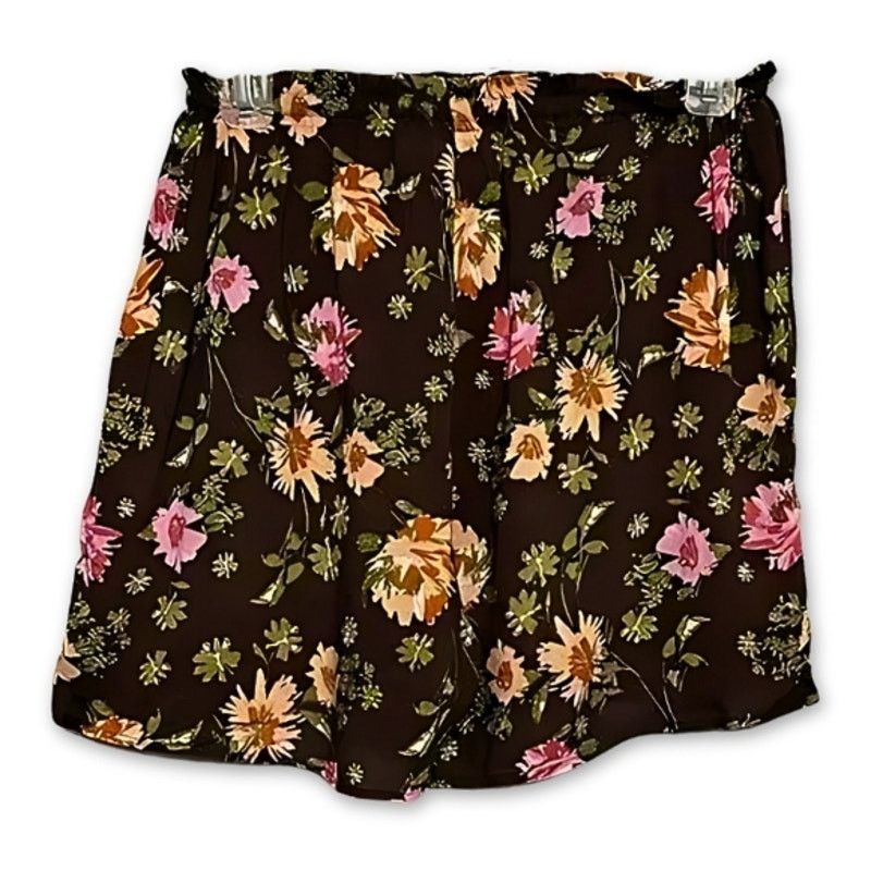 Other DR2 By Daniel Rainn Culottes Shorts Drawstring Floral L NWT Size 30" / US 8 / IT 44 - 5 Thumbnail