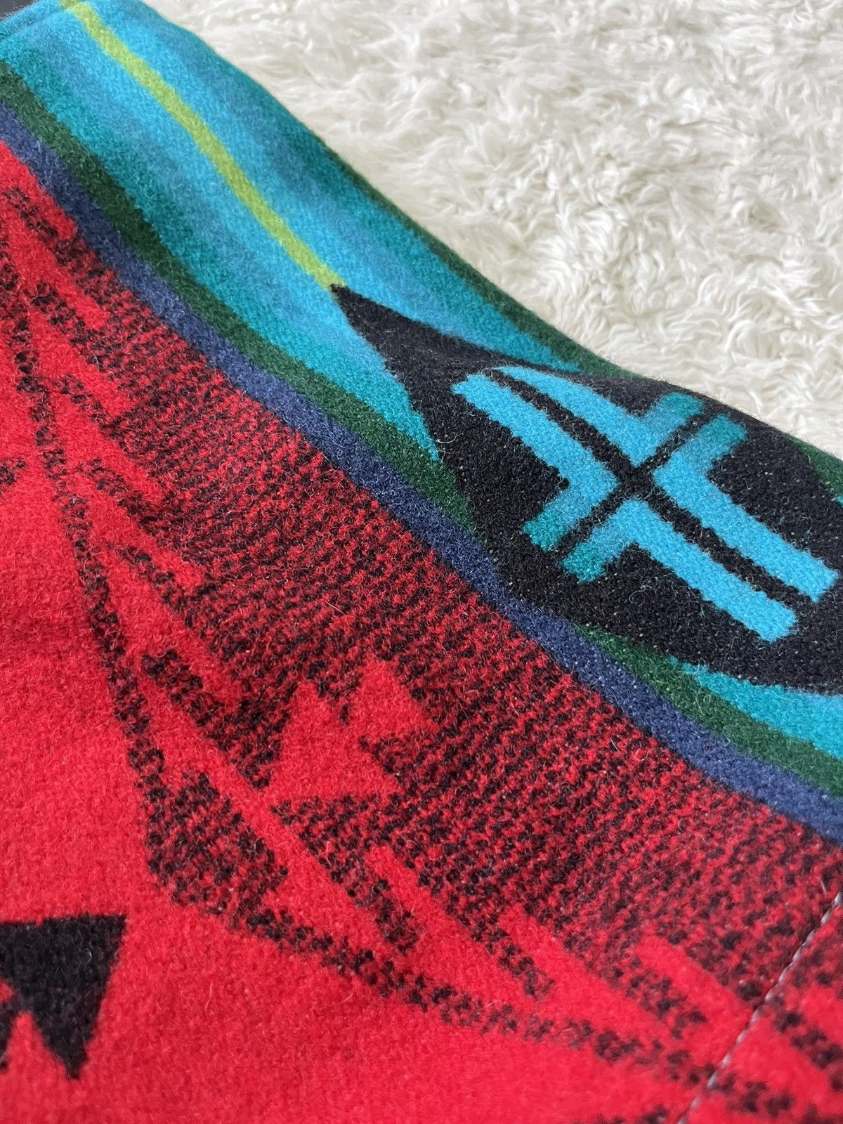 Pendleton × Vintage tarboo "discontinued brand" aztec navajo large tote bag Size ONE SIZE - 7 Thumbnail