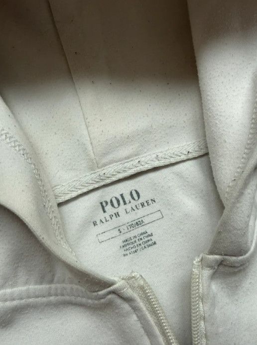 Ralph Lauren Polo Ralph Lauren Bluza z kapturem Zip Hoodie Kremowa Biała Size US S / EU 44-46 / 1 - 4 Thumbnail