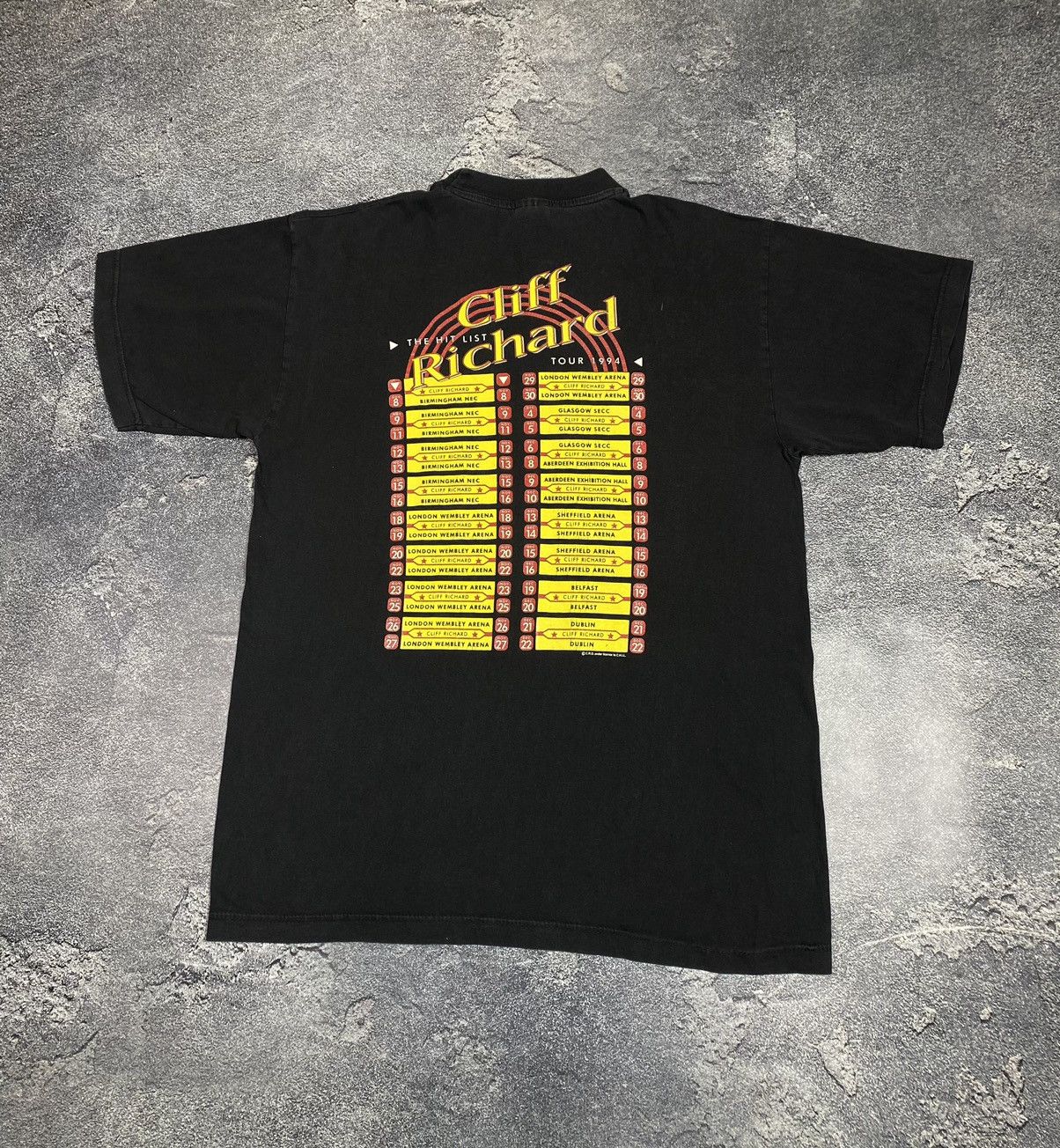 Band Tees × Vintage Vintage 1994 CLIFF RICHARD Tour tshirt Size US L / EU 52-54 / 3 - 2 Thumbnail
