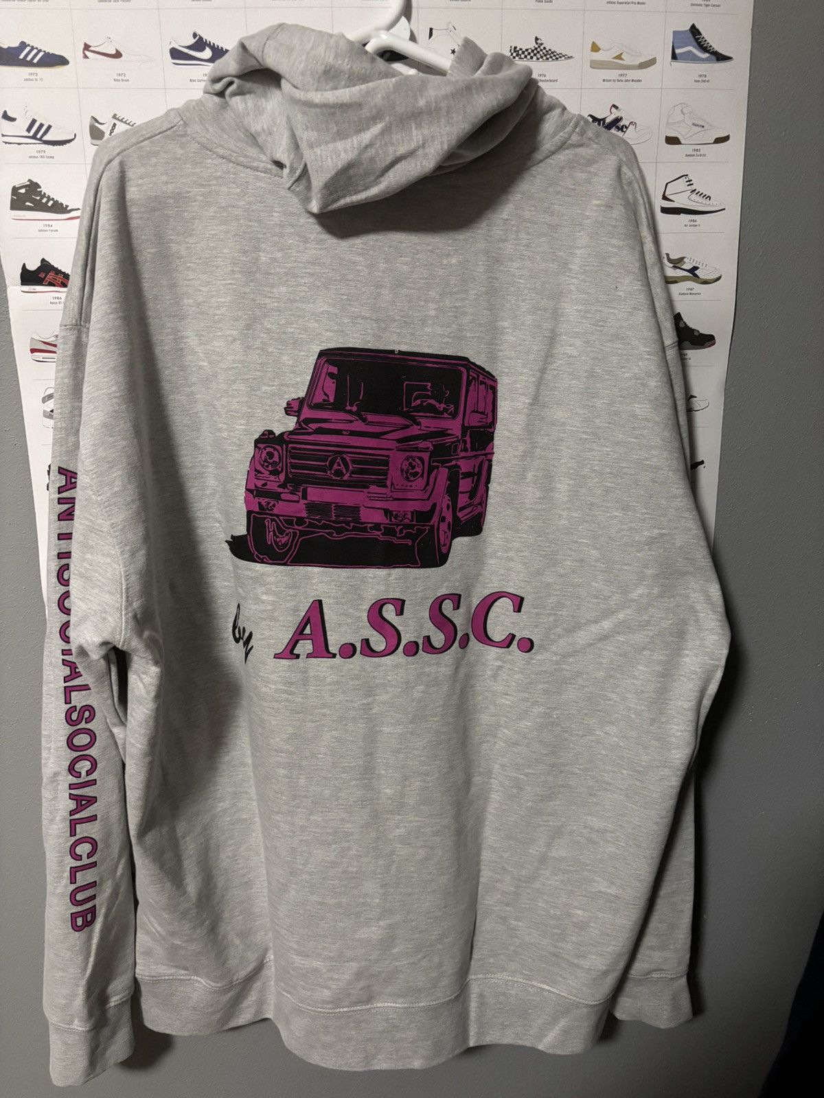 Anti Social Social Club Anti Social Social Club Berlin Hoodie Size US XXL / EU 58 / 5 - 2 Thumbnail