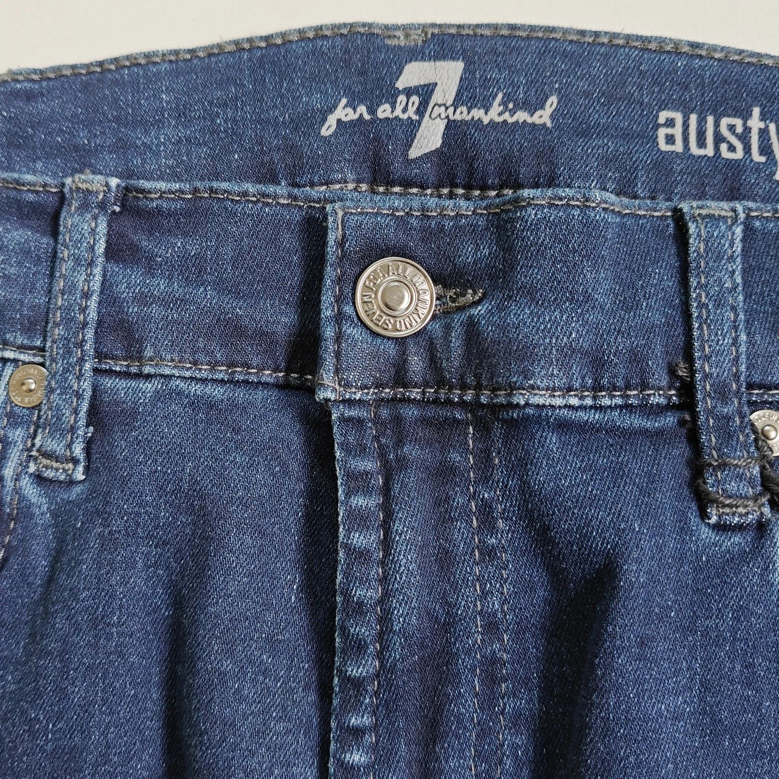 7 For All Mankind 7 For All ManKind AUSTYN Tonal Rinse JEANS T / 6024 Size US 36 / EU 52 - 3 Thumbnail