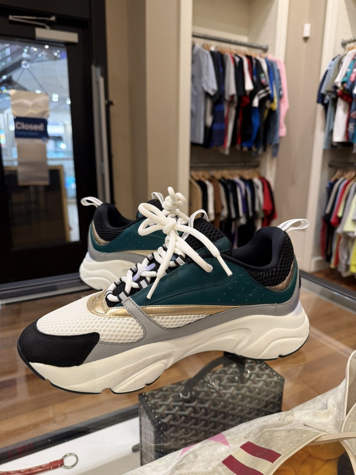 Dior Dior B22 - White Gold Green Size US 11 / EU 44 - 4 Thumbnail