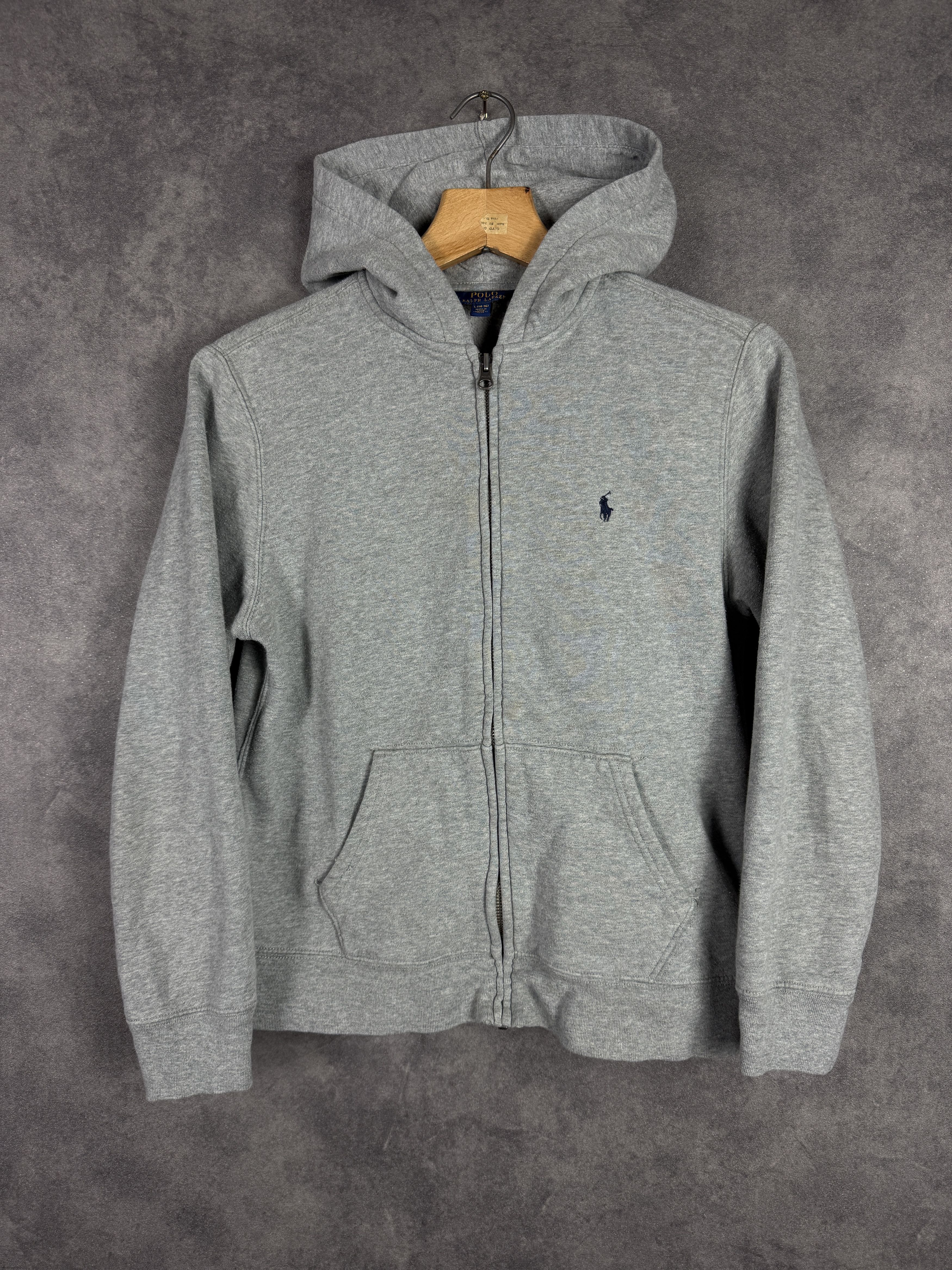 Ralph Lauren Ralph Lauren zip-up grey mini logo pony embroidery hoodie Size L / US 10 / IT 46 - 1 Thumbnail