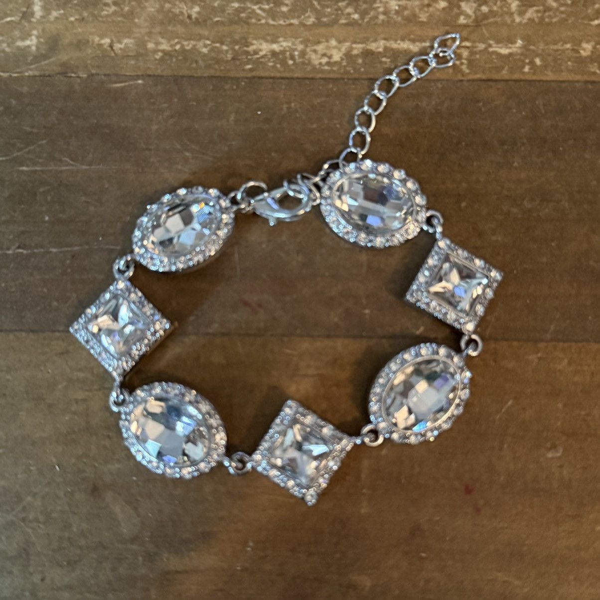 Other Silver tone glitzy rhinestone jewelry set Size ONE SIZE - 4 Thumbnail