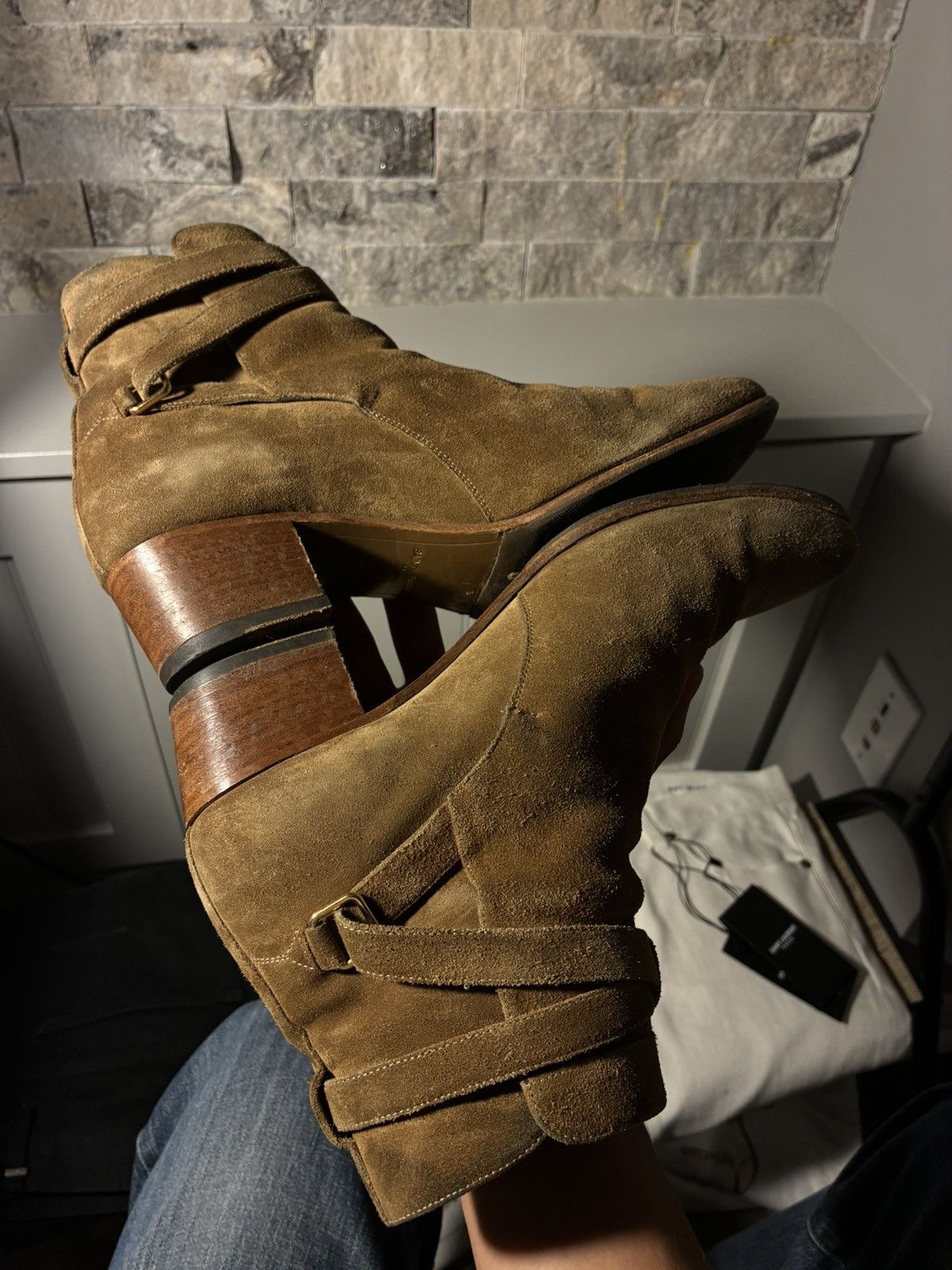 Saint Laurent Paris Saint Laurent Boots Size US 6.5 / EU 39-40 - 4 Thumbnail