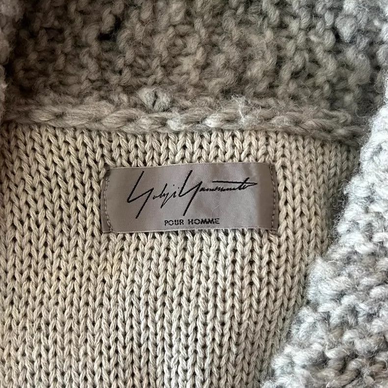 Yohji Yamamoto Yohji Yamamoto Yohji Yamamoto Zip Knit Sweater Coat Size US L / EU 52-54 / 3 - 5 Thumbnail