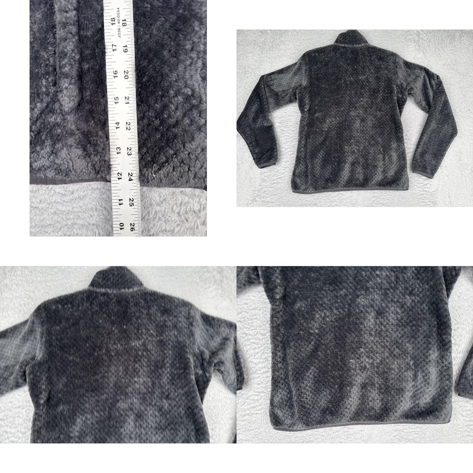 Vintage Columbia Jacket Womens M Gray High Pile Fleece Full Zip Fire Side II Sherpa Size M / US 6-8 / IT 42-44 - 9 Thumbnail