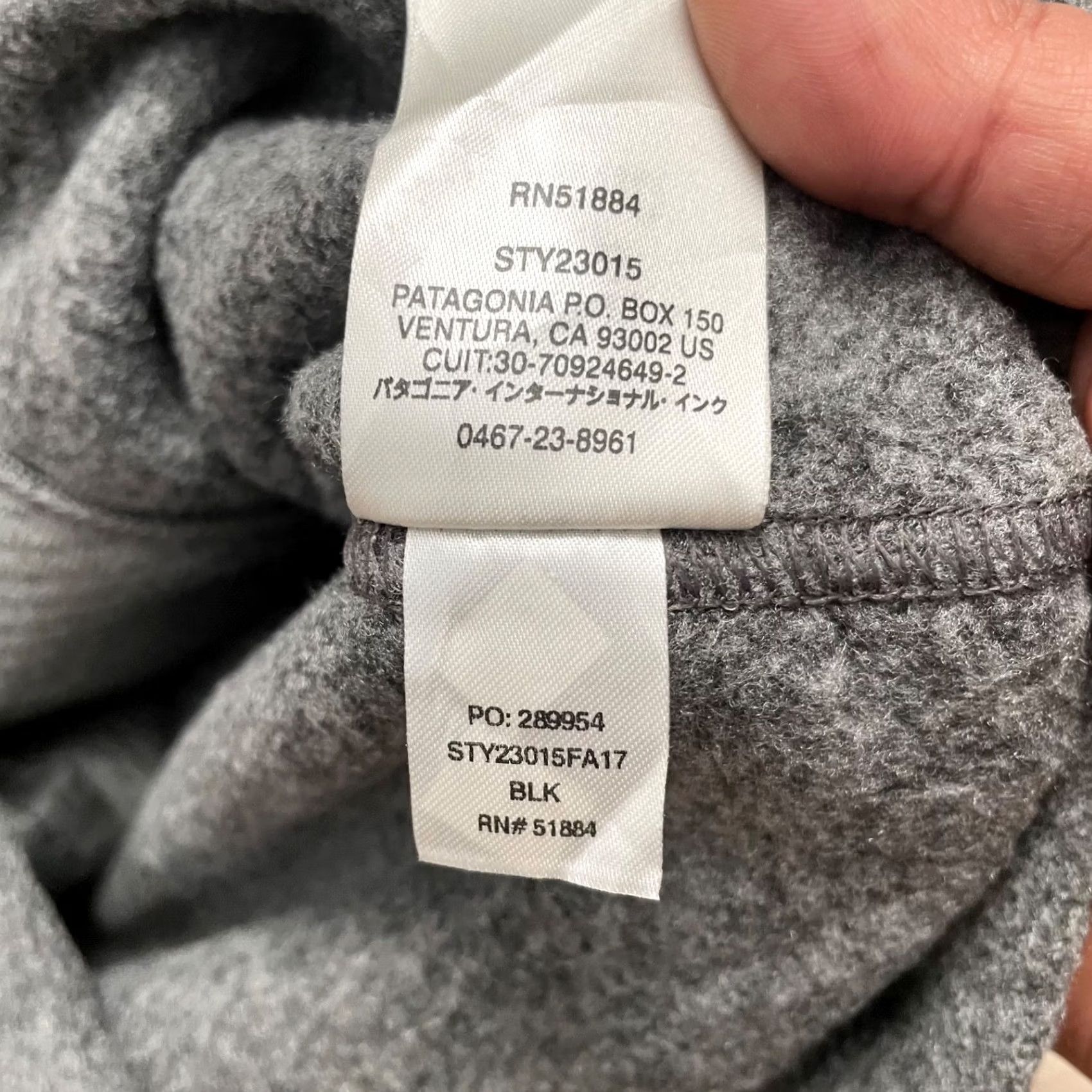 Patagonia Patagonia Synchilla Womens S Vest Full Zip Heathered Black Nickel 23015 Size S / US 4 / IT 40 - 3 Thumbnail