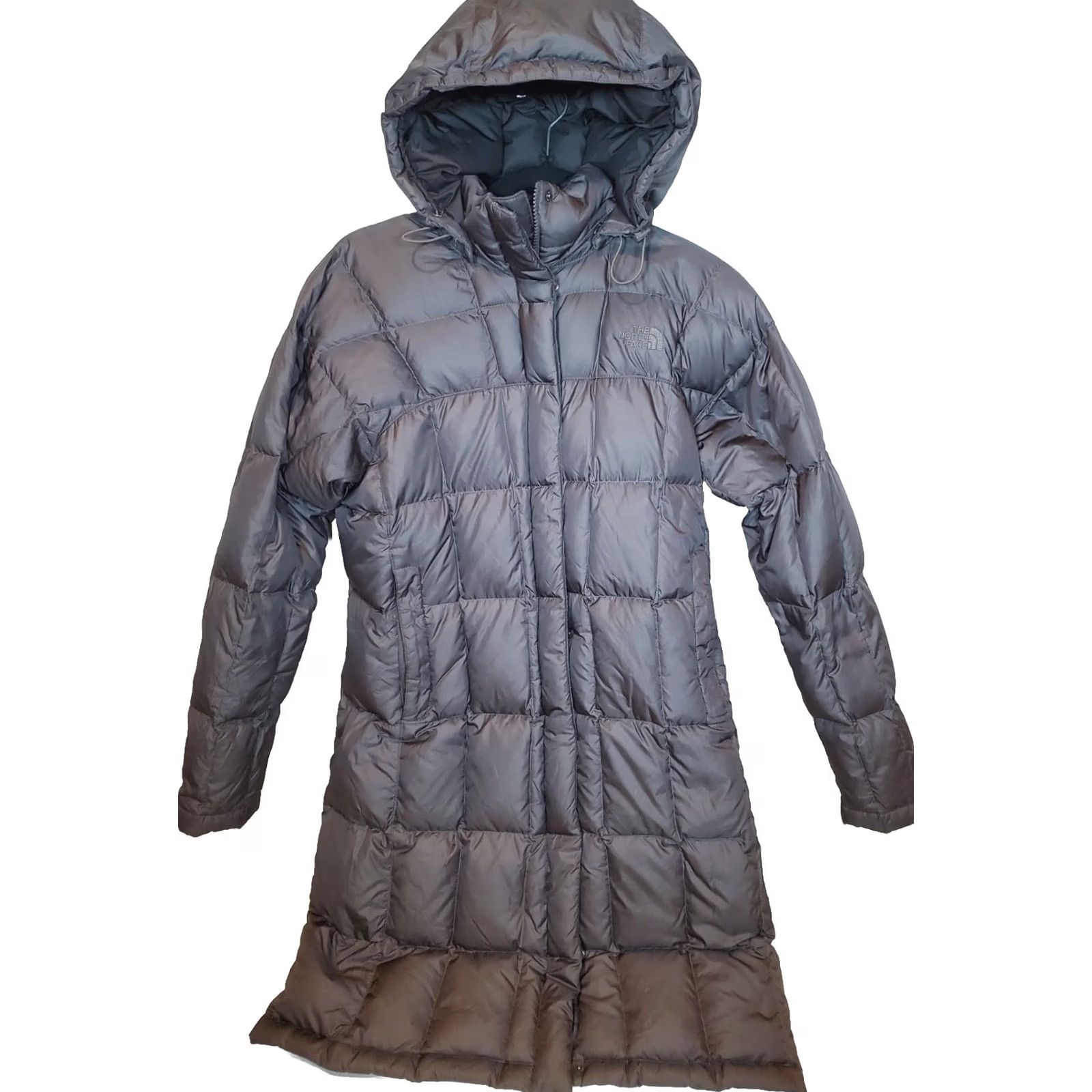 The North Face The North Face Metropolis Parka 600 Down Puffer Coat Hooded Dark Gray Women's S Coat Size S / US 4 / IT 40 - 2 Thumbnail
