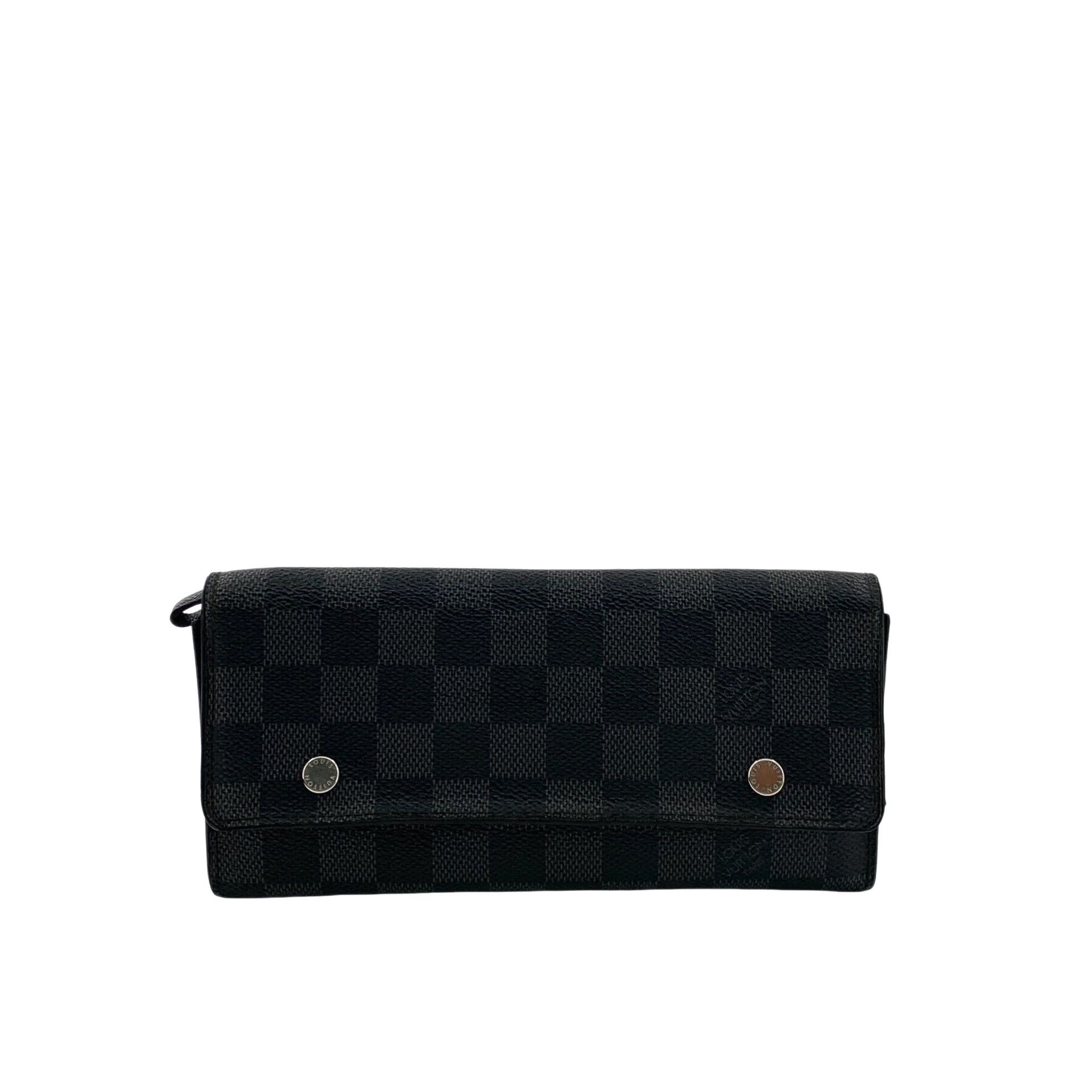 Louis Vuitton Louis Vuitton Damier Graphite Long Wallet ONE SIZE Size ONE SIZE - 1 Thumbnail
