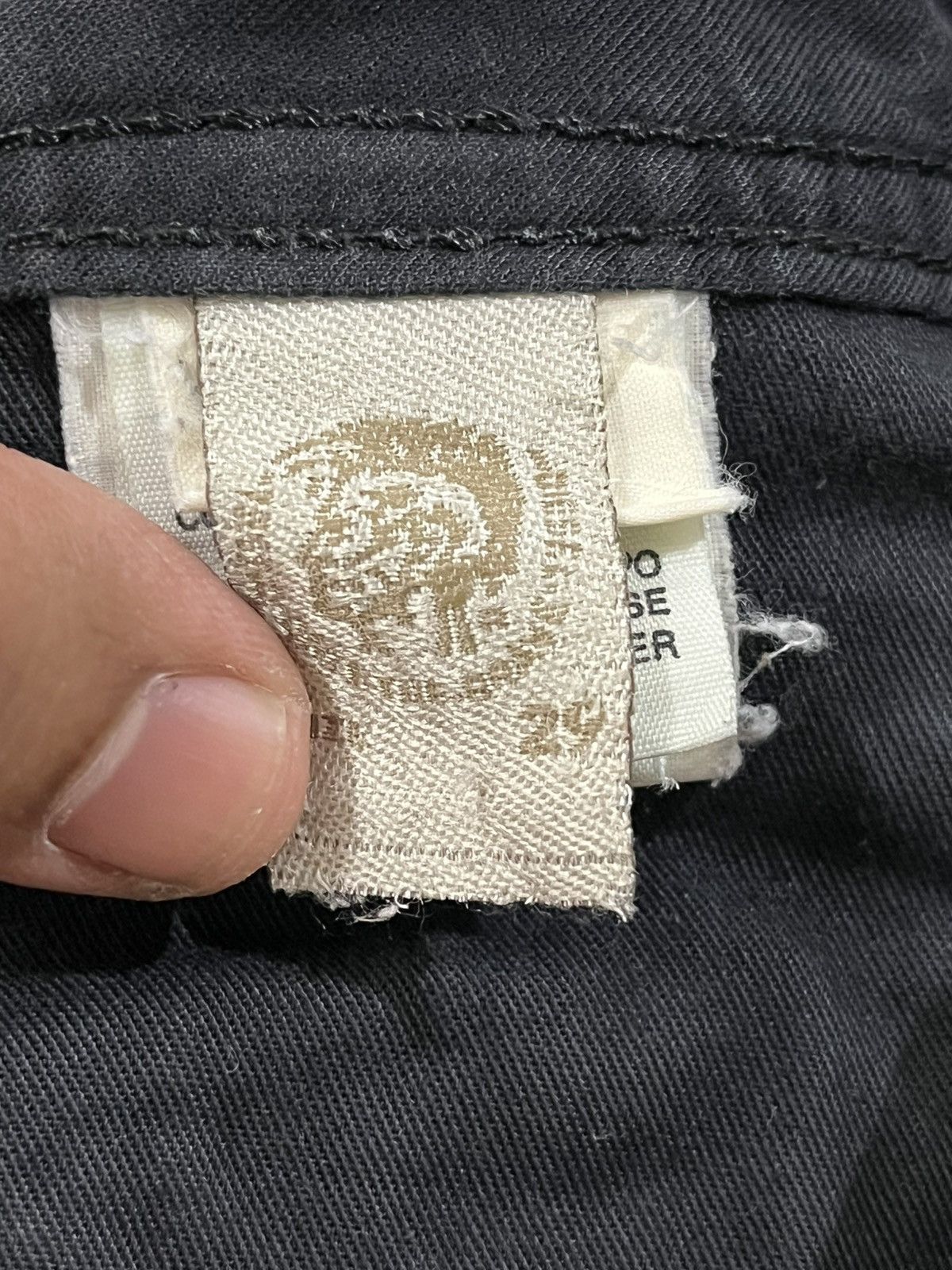 Diesel × Diesel Black Gold Vintage Diesel Embroidded Distressed Denim Size US 31 - 13 Thumbnail