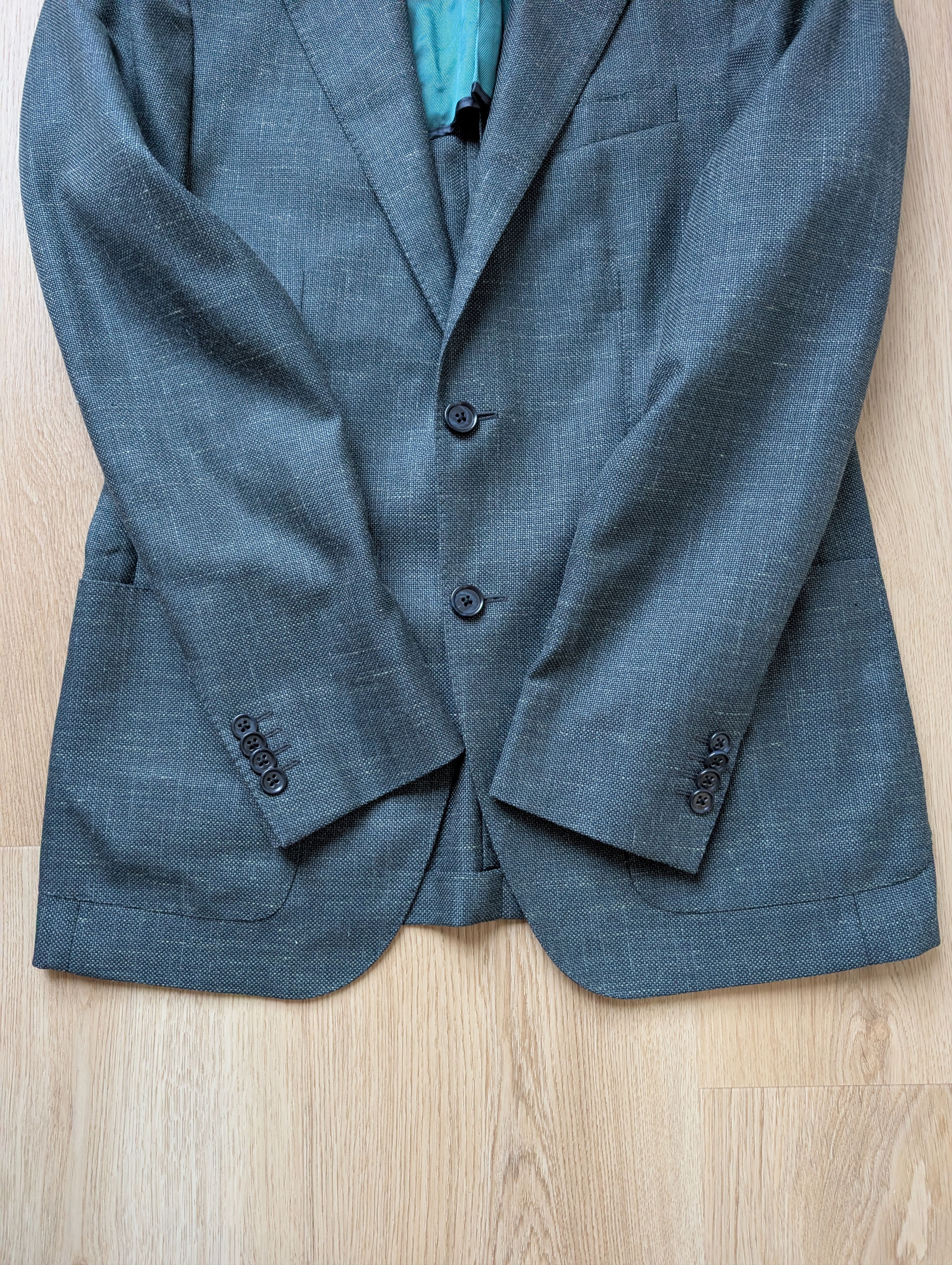 Corneliani Corneliani CC Collection Wool Rafined Half-Lined Blazer Size 48R - 2 Thumbnail