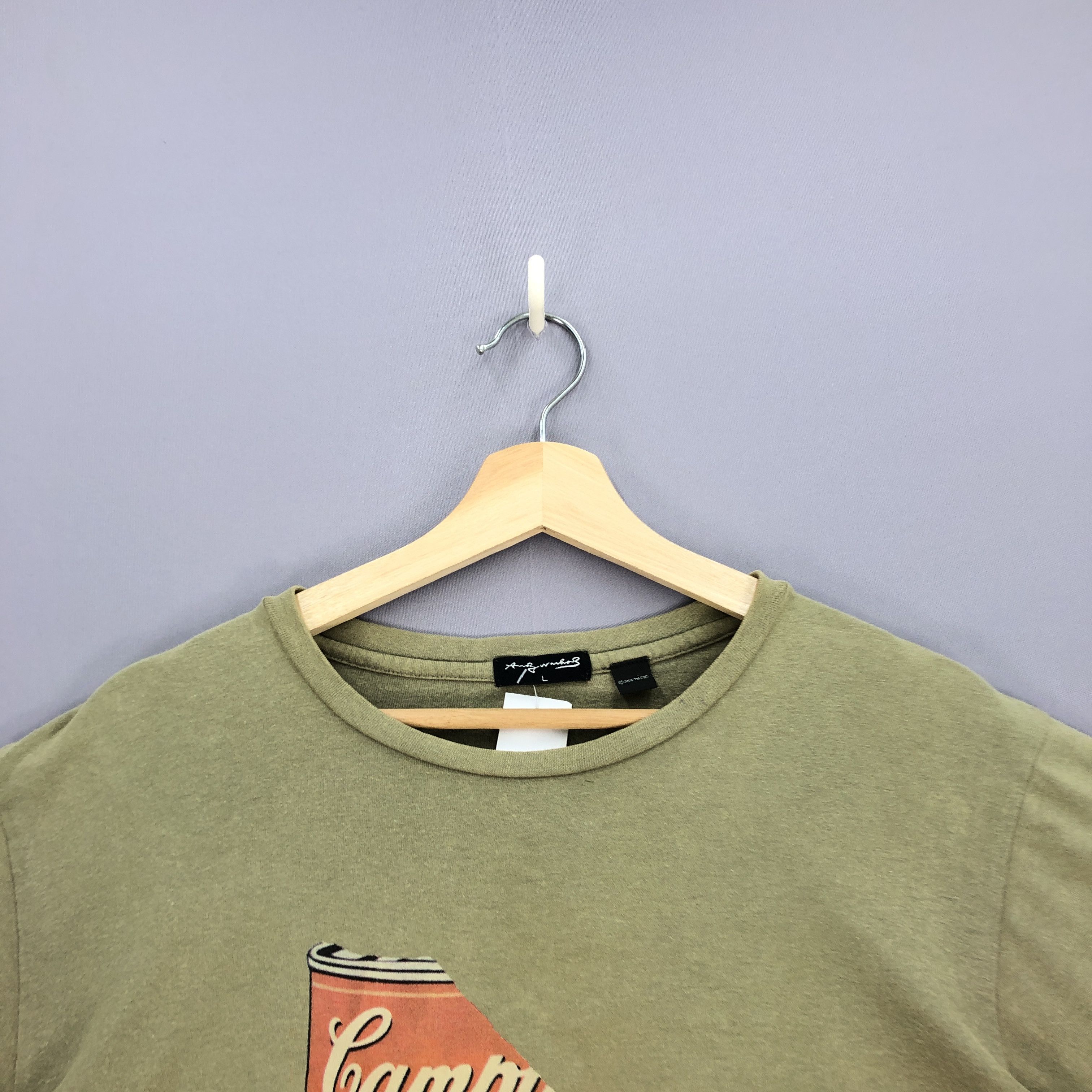 Andy Warhol Vintage Andy Warhol T Shirt Campbell Fuck Pop Arts Tees Size US L / EU 52-54 / 3 - 3 Thumbnail