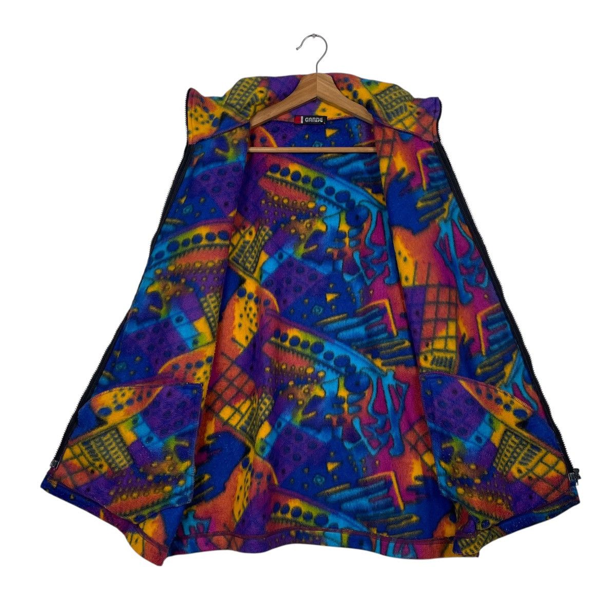 Japanese Brand Garde Multicolor Abstract Jacket Size US L / EU 52-54 / 3 - 11 Thumbnail