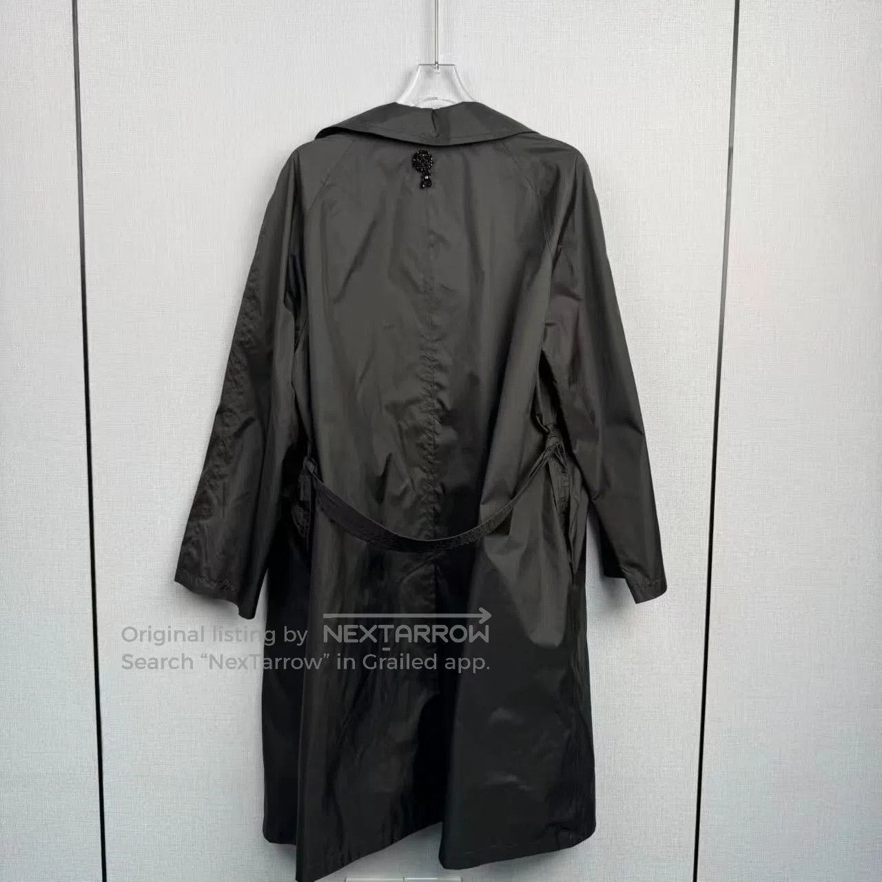 Max Mara Max Mara Black trench coat| Size M / US 6-8 / IT 42-44 - 5 Thumbnail