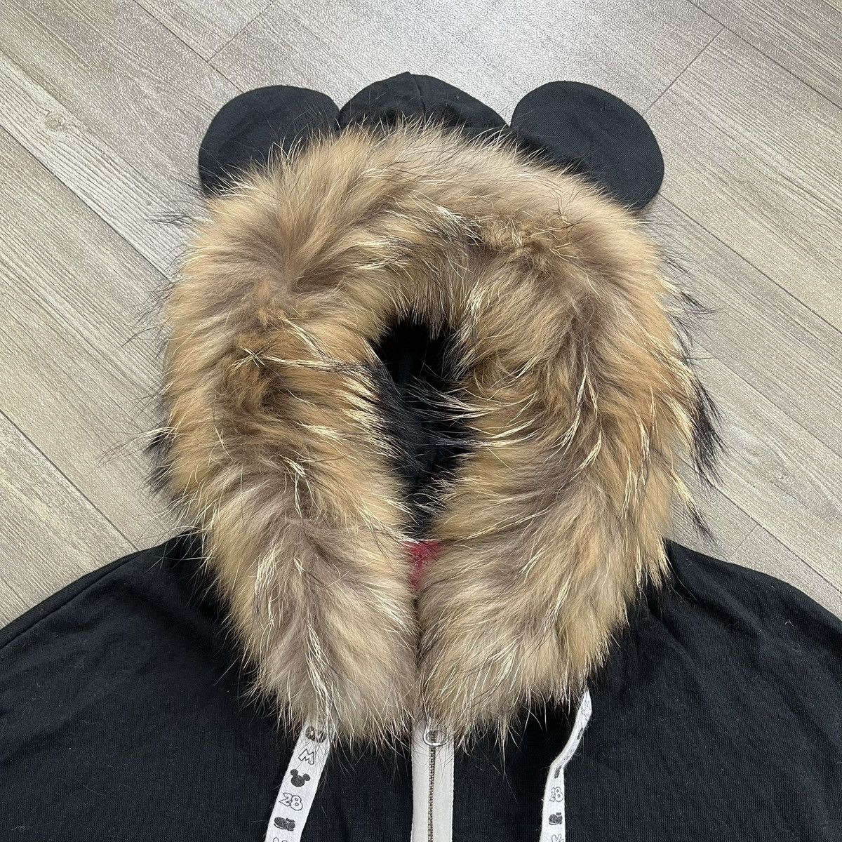 Mickey Mouse 2000s Disney Mickey Mouse Ear Lgb Style Zip Fur Hoodie Size US M / EU 48-50 / 2 - 5 Thumbnail