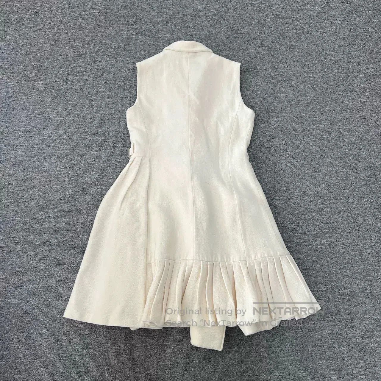 Dior Dior Off-White Sleeveless Dress. Size M / US 6-8 / IT 42-44 - 2 Thumbnail