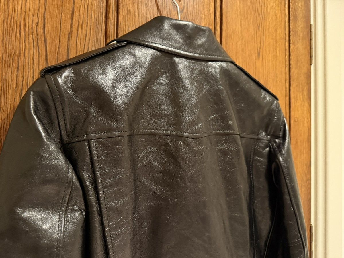 Saint Laurent Paris Saint Laurent oiled calf black leather biker jacket 46 L01 Size US S / EU 44-46 / 1 - 14 Thumbnail