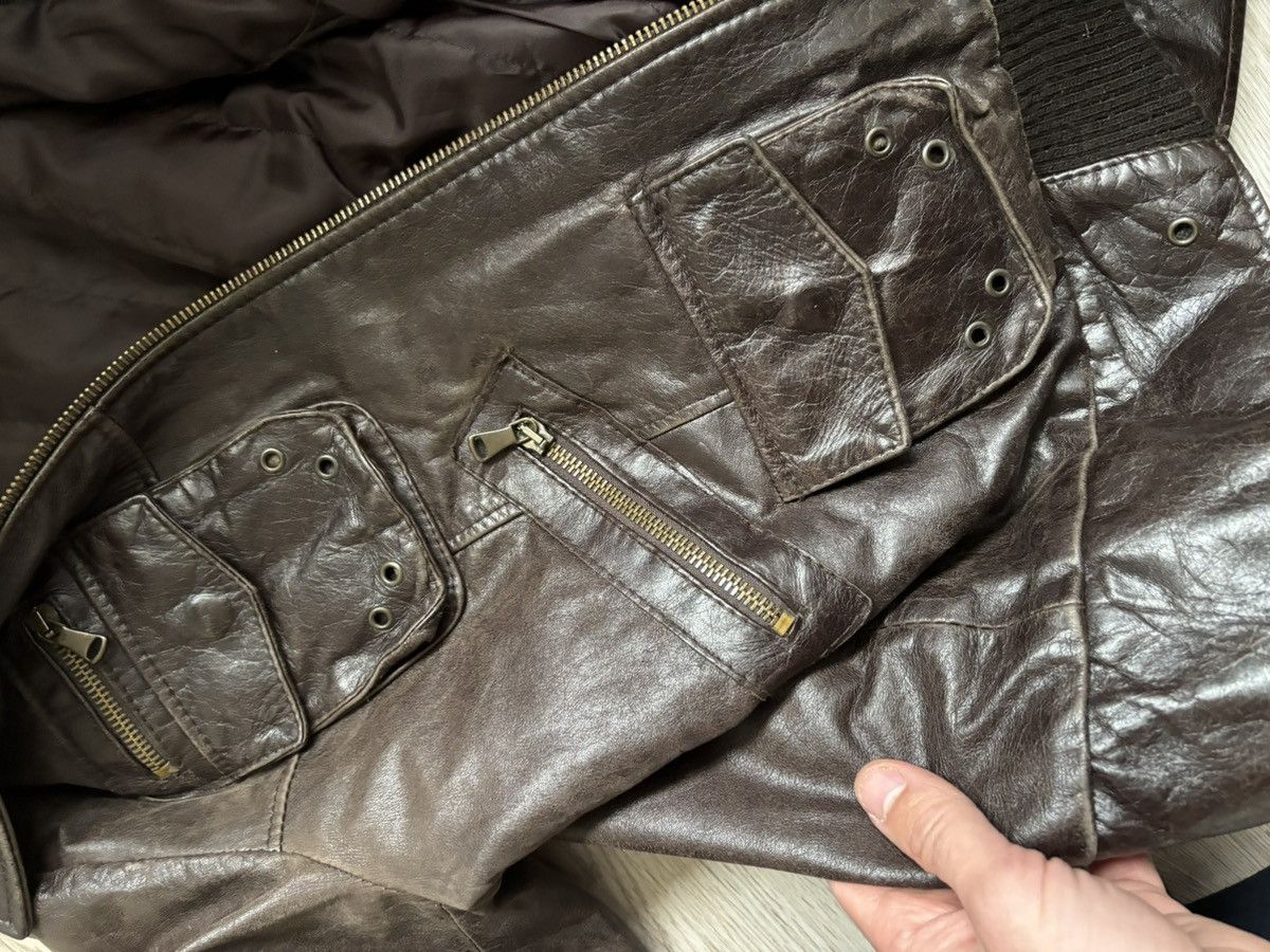 Other Emanuele Curci Women’s Leather Bomber Jacket Made in Italy Size XL / US 12-14 / IT 48-50 - 24 Thumbnail