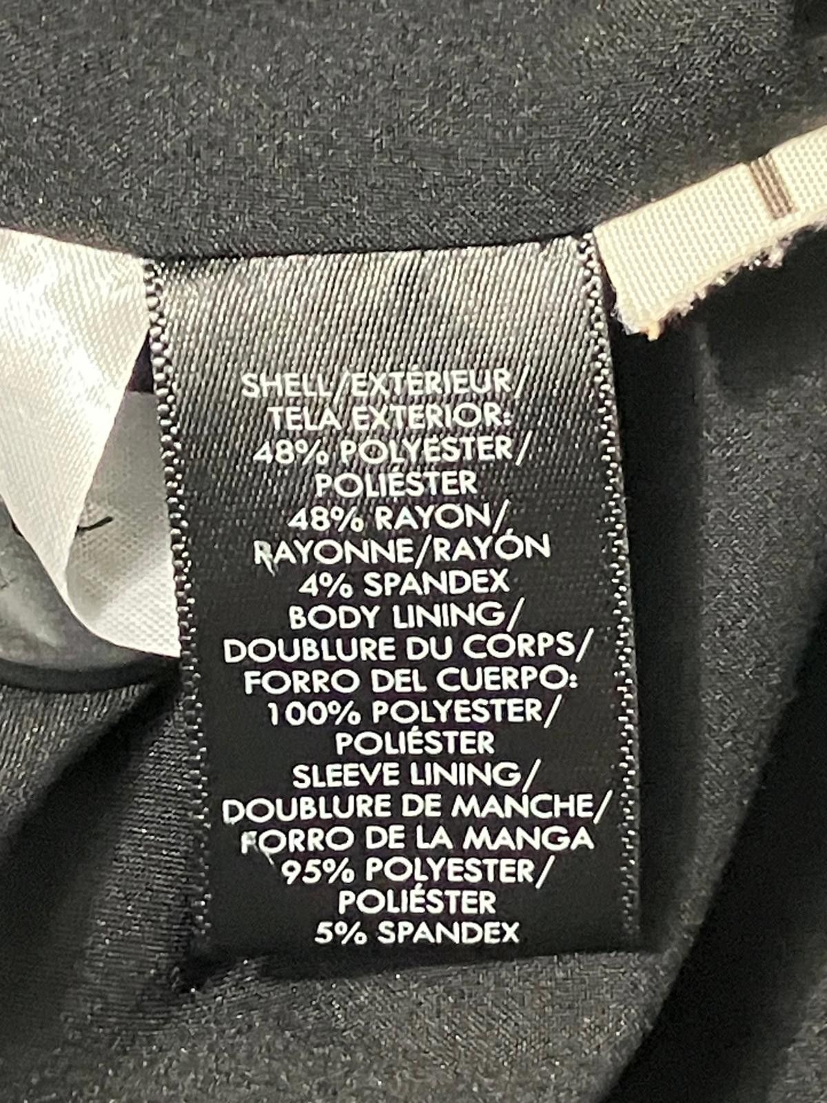 Ann Taylor Ann Taylor Black Blazer Size 0 Stretch Career Jacket Size XXS / US 00 / IT 34 - 8 Thumbnail