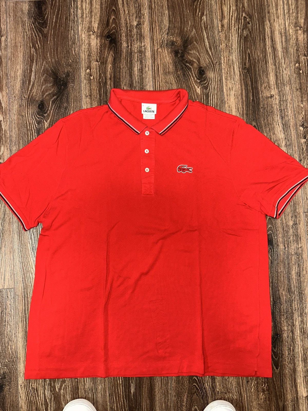 Lacoste Vintage Lacoste Polo Size US L / EU 52-54 / 3 - 1 Thumbnail
