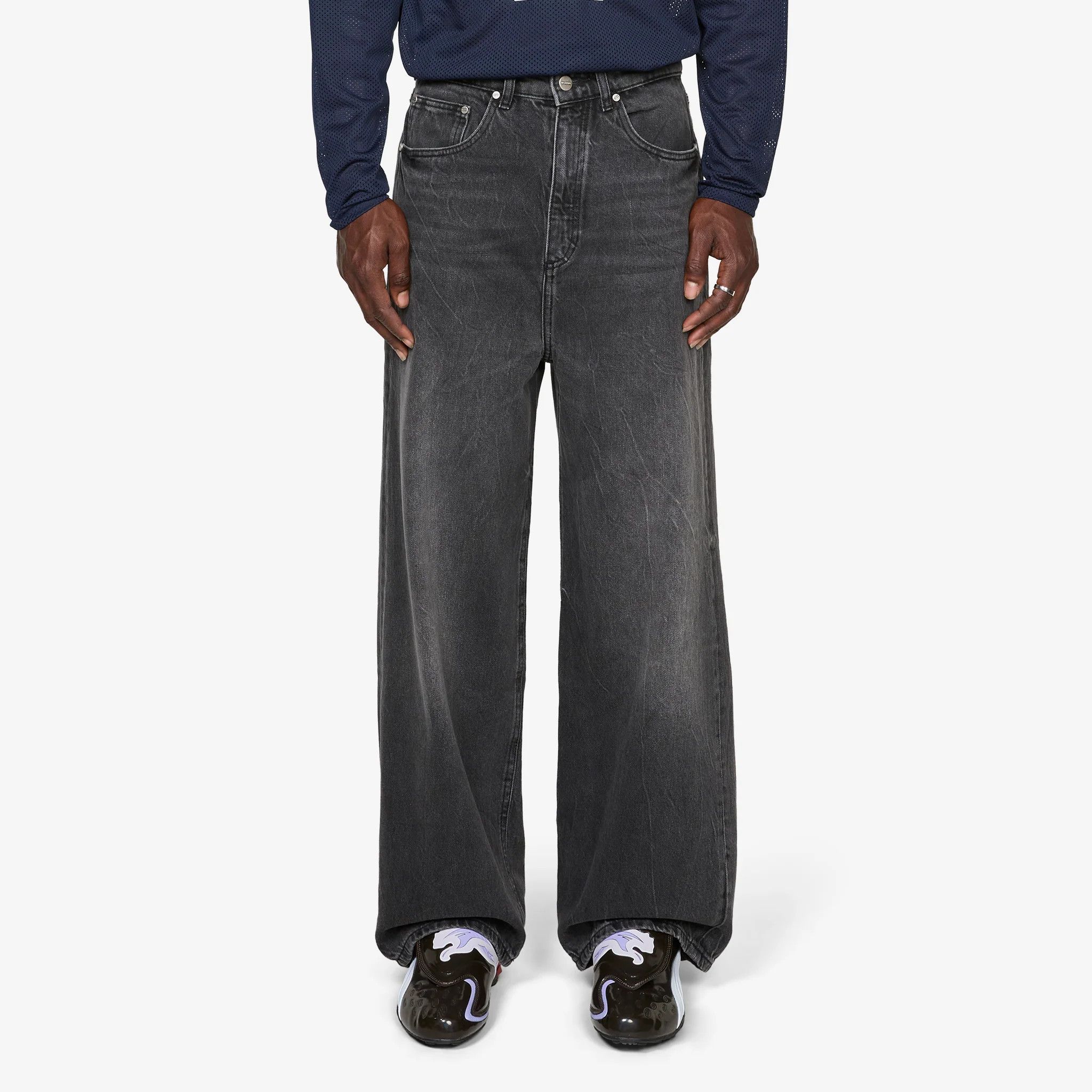 Han Kjobenhavn NWT - Baggy Denim - Black Vein Size US 33 - 8 Thumbnail
