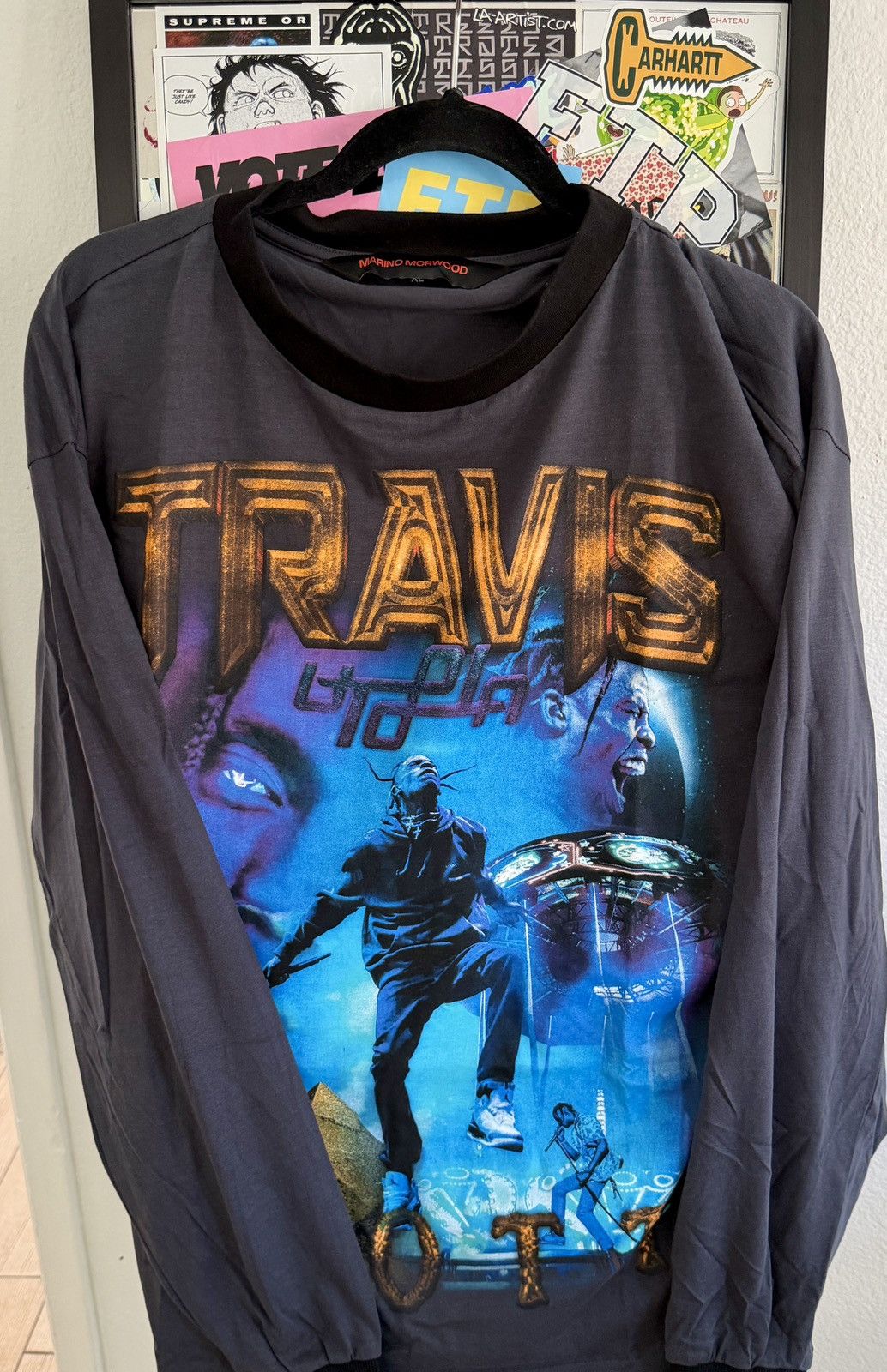 Marino Morwood Travis Scott Utopia- Egypt L/S Tee. Size US XL / EU 56 / 4 - 3 Thumbnail