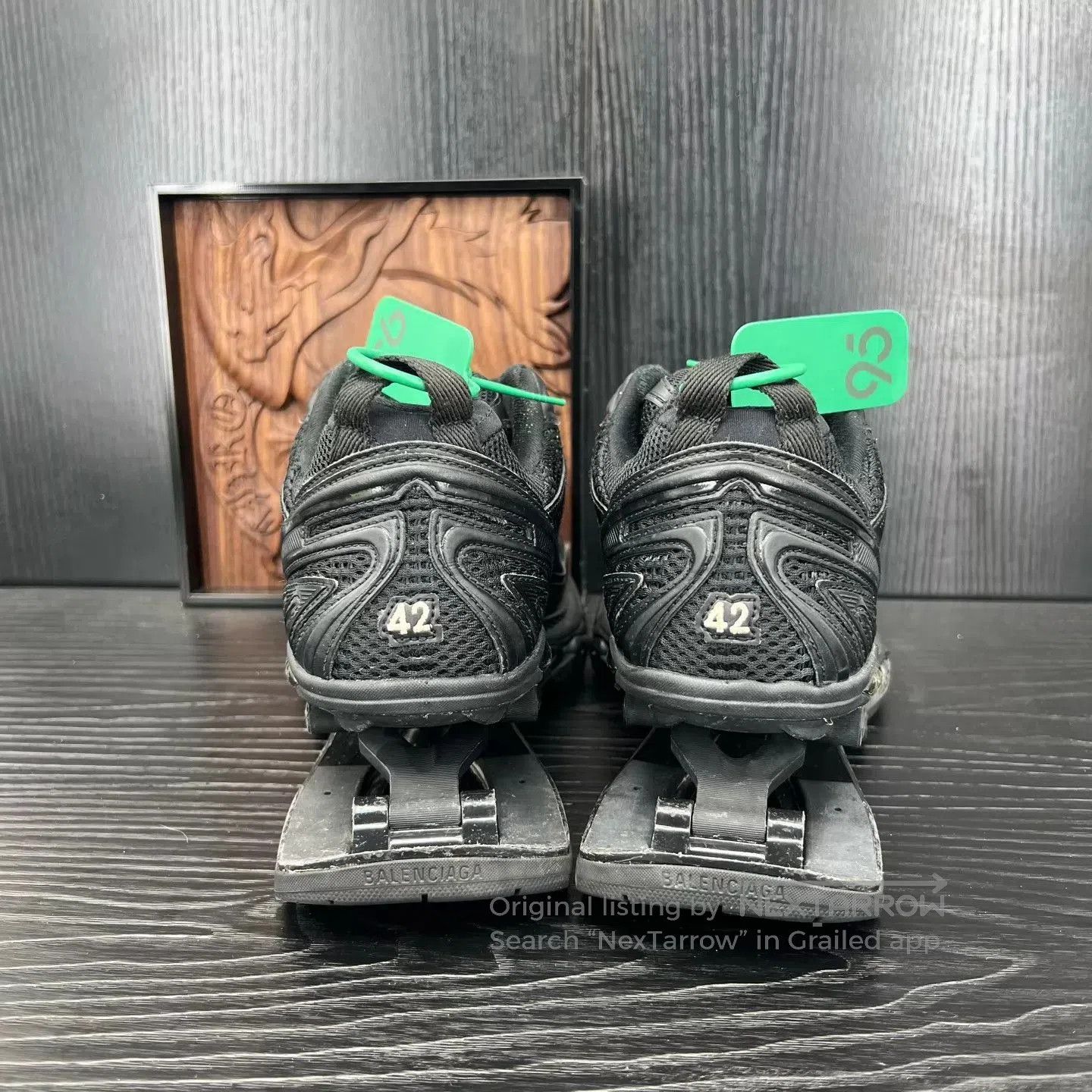 Balenciaga Black Athletic Low-Top Sneakers Size 9. Size US 9 / EU 42 - 6 Thumbnail