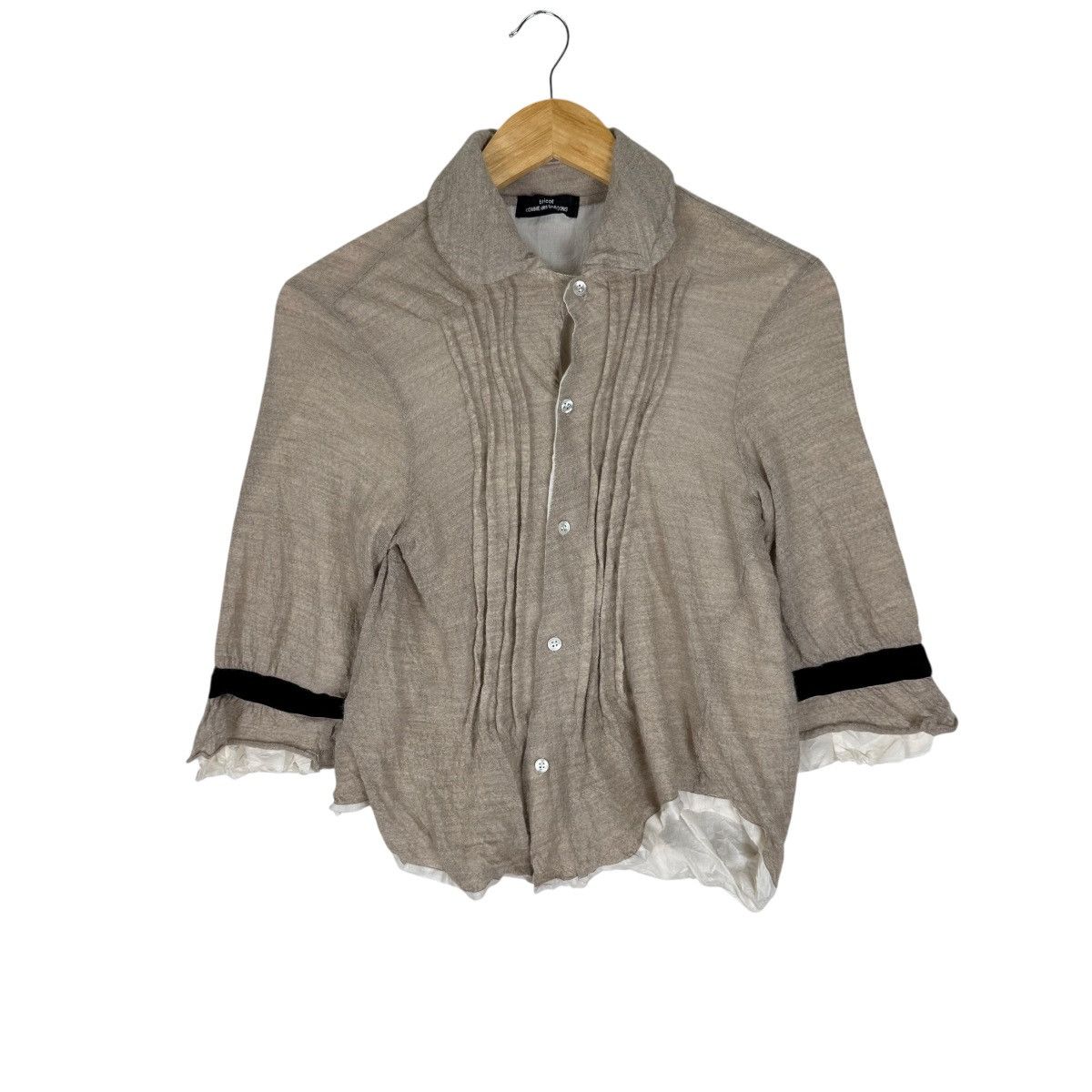 Comme des Garcons ☀️CDG TRICOT SS2007 BUTTON SHIRT Size S / US 4 / IT 40 - 4 Thumbnail