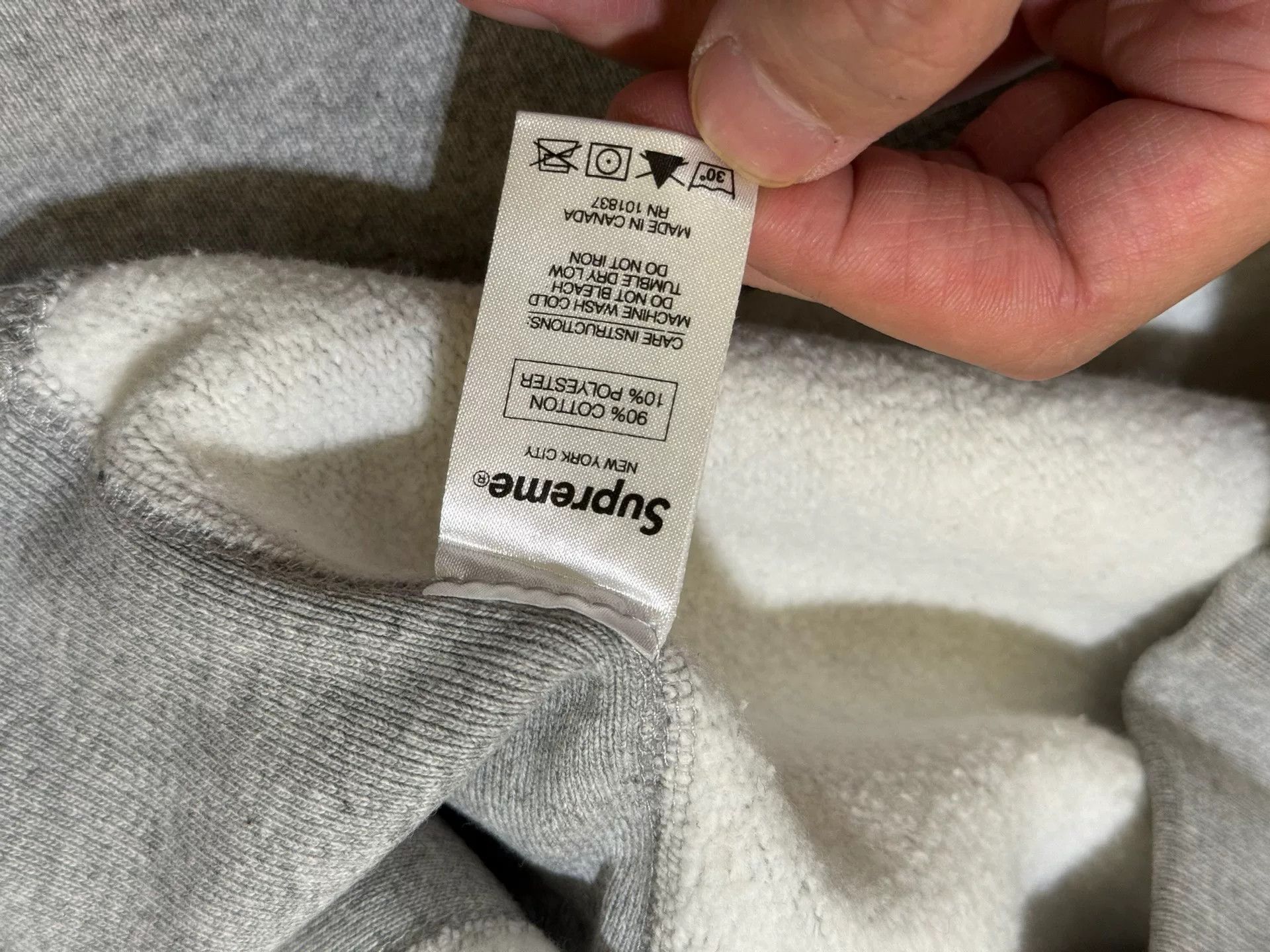 Supreme supreme gray box logo crewneck sweatshirt Size US M / EU 48-50 / 2 - 6 Thumbnail