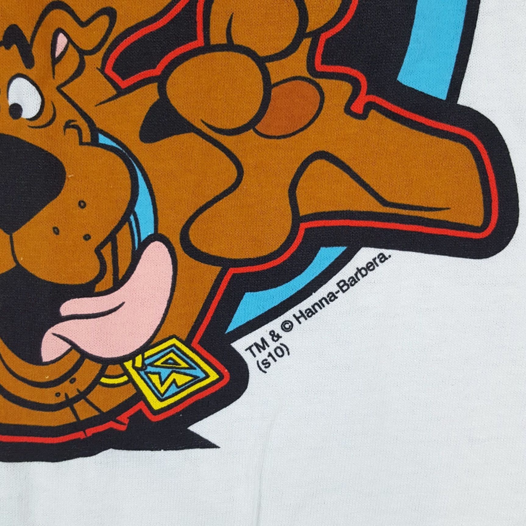 Delta VINTAGE Delta Scooby-Doo T-Shirt Men Medium Short Sleeve White Retro Cartoon 90s 2000s Size US M / EU 48-50 / 2 - 5 Thumbnail