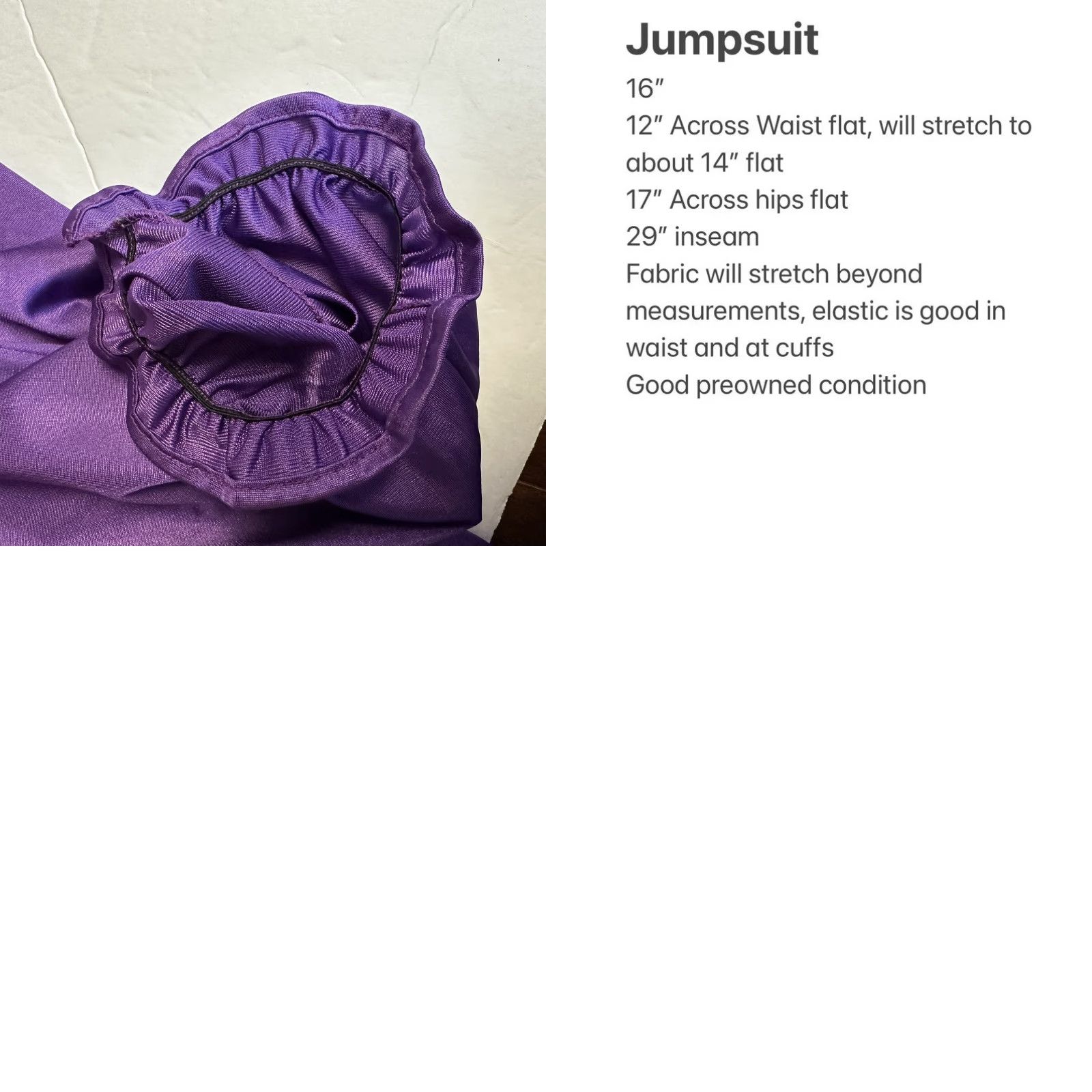 Vintage Lady Cameo Nylon Satin Negligee Jumpsuit PJ’s Loungewear Jeannie Leg Size S Purple Small Mens? No gender provided. Size 28" / US 6 / IT 42 - 8 Thumbnail